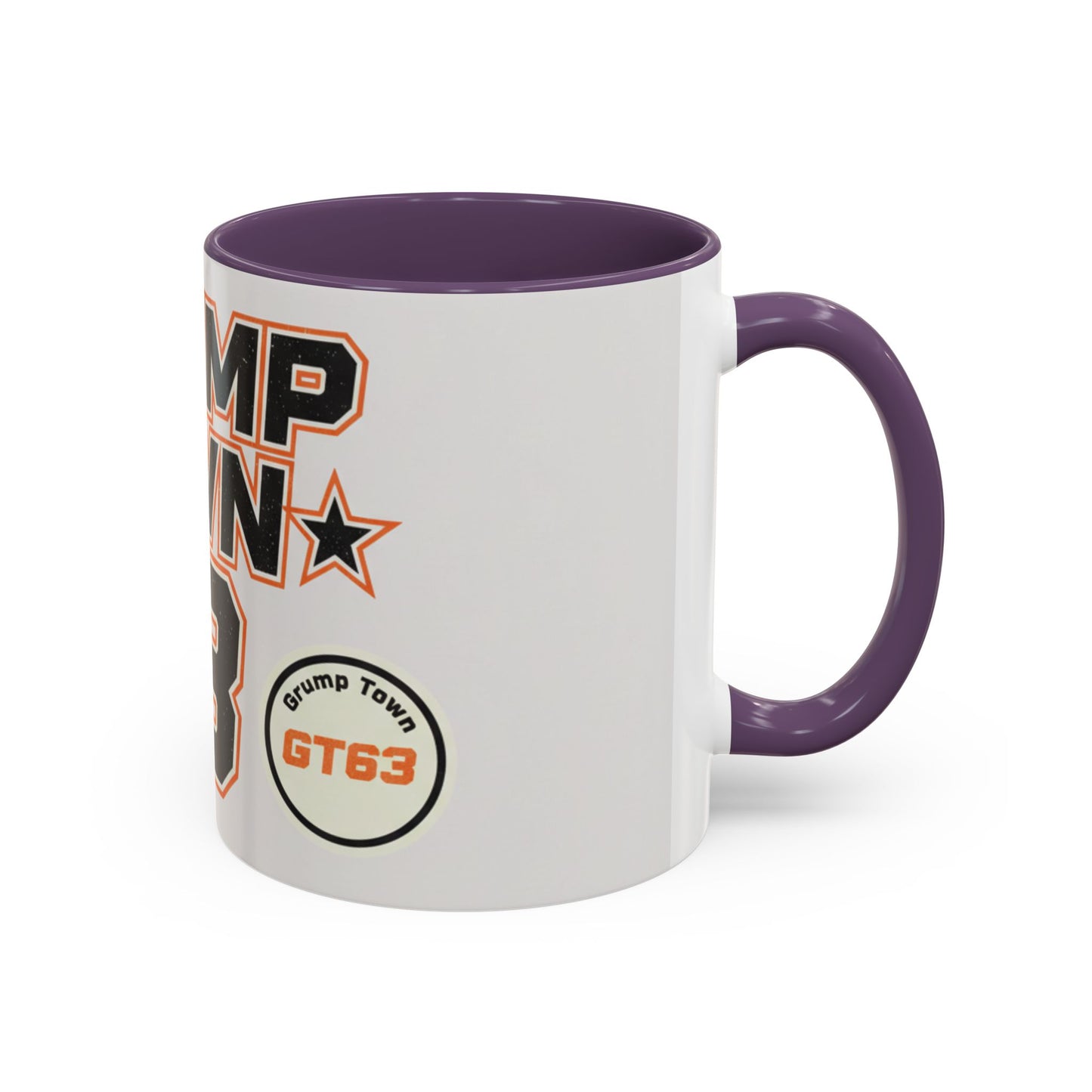 Accent Coffee Mug — 'Crump Town 63' Retro Racing Logo Coffee Mug (11/15oz)