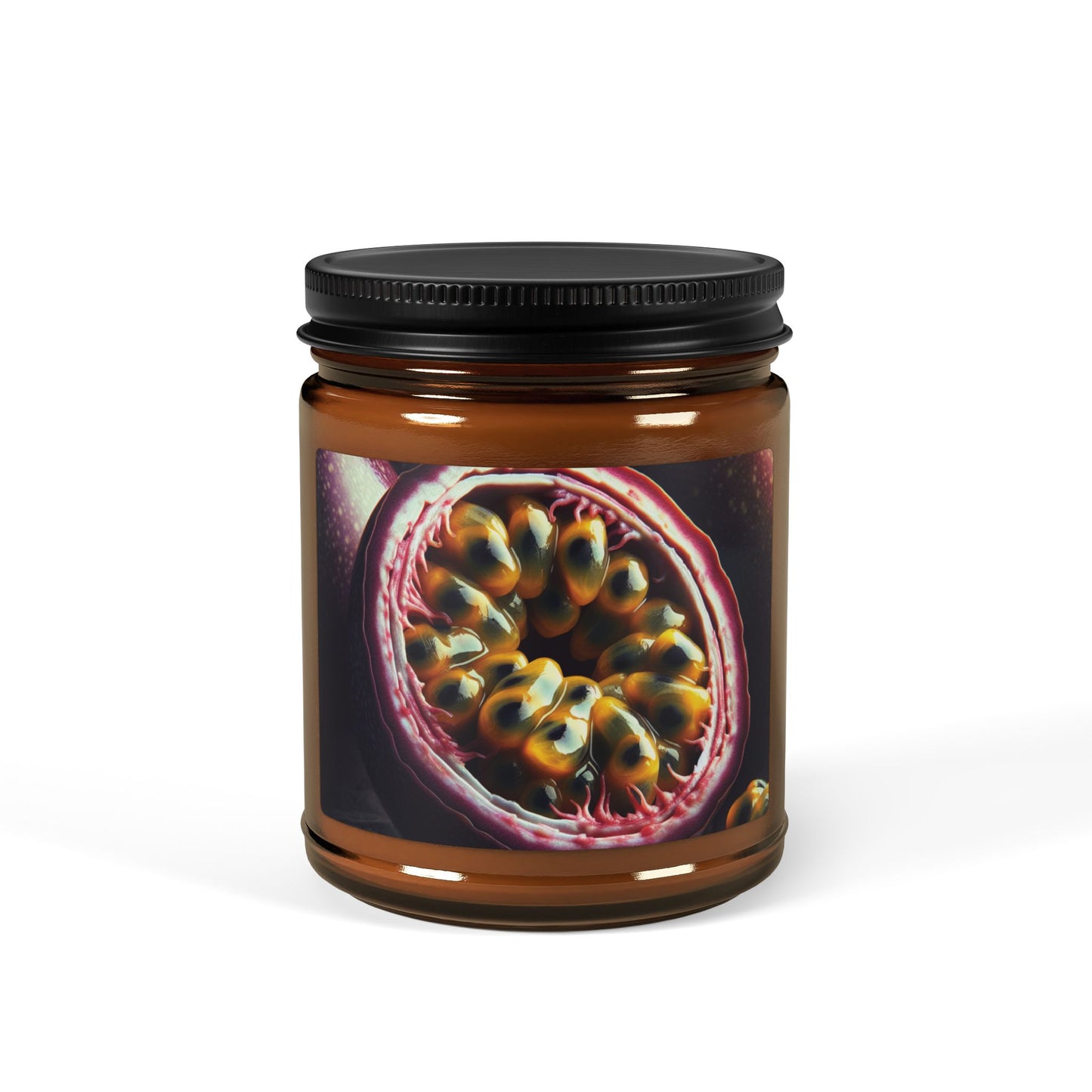 Peppered Passion Scented Soy Candle (Multi-Size, 9 oz and 4 oz Amber Jar)