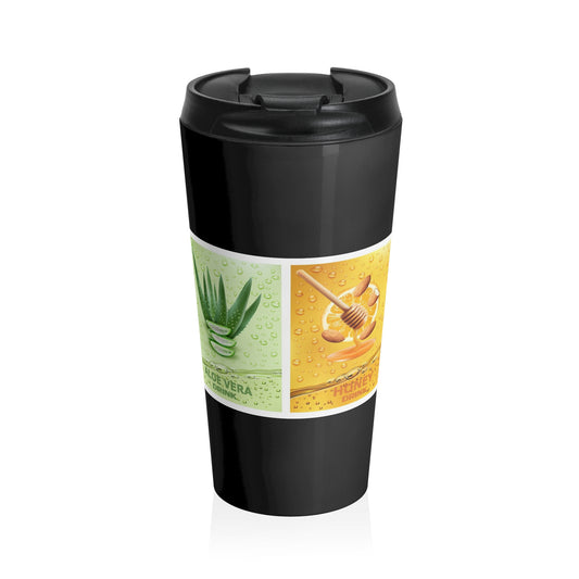 Multi- Purposes, Stainless Steel Travel Mug, (Black)