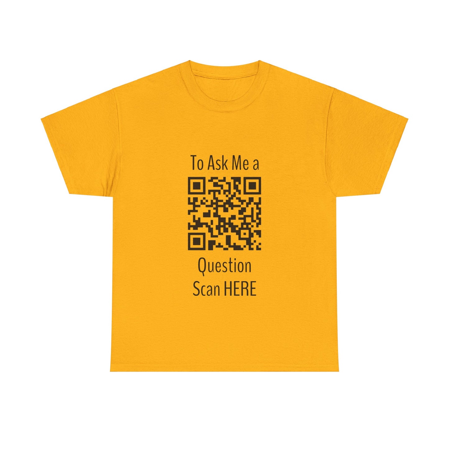 Scan Here, Unisex Heavy Cotton Tee