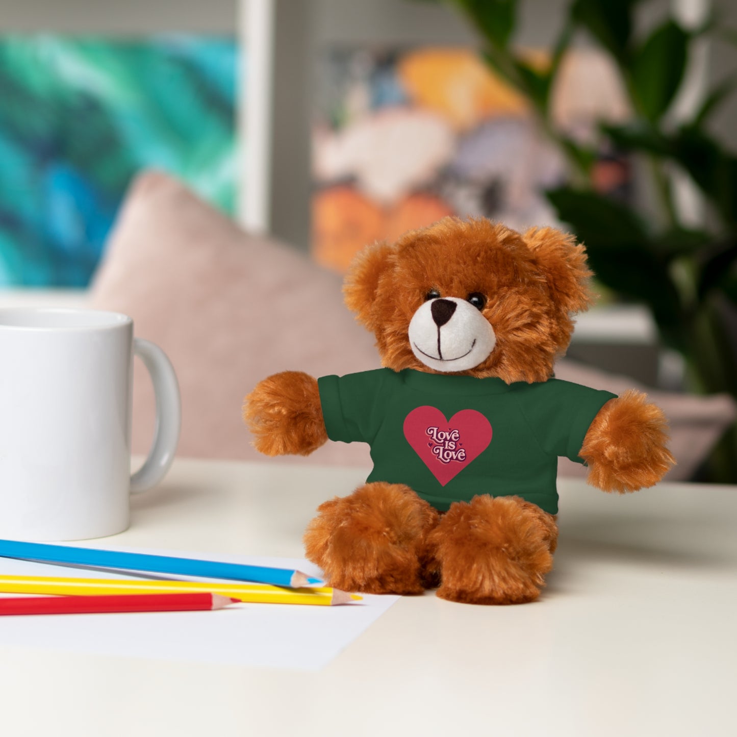 Love, Stuffed Animals with Tee