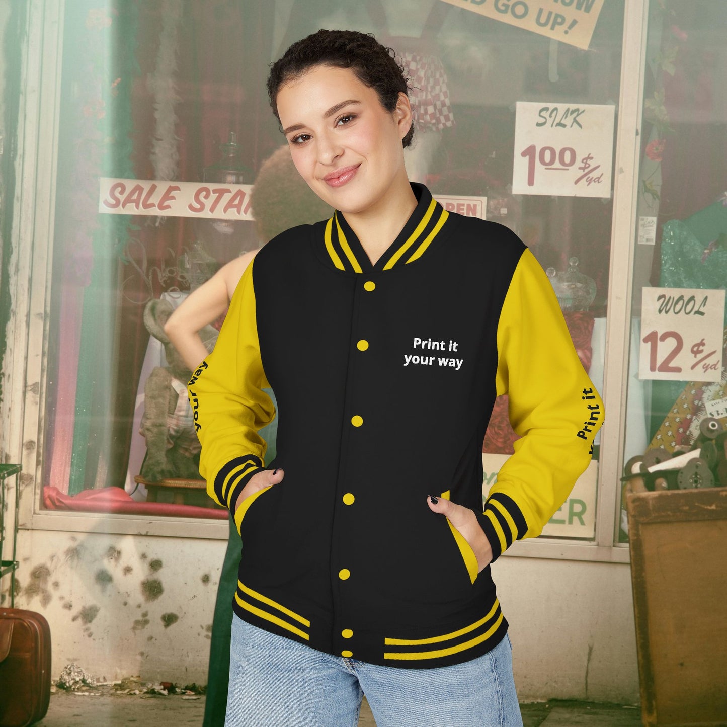 Letterman Jacket — "Print It Your Way" Custom Varsity Jacket