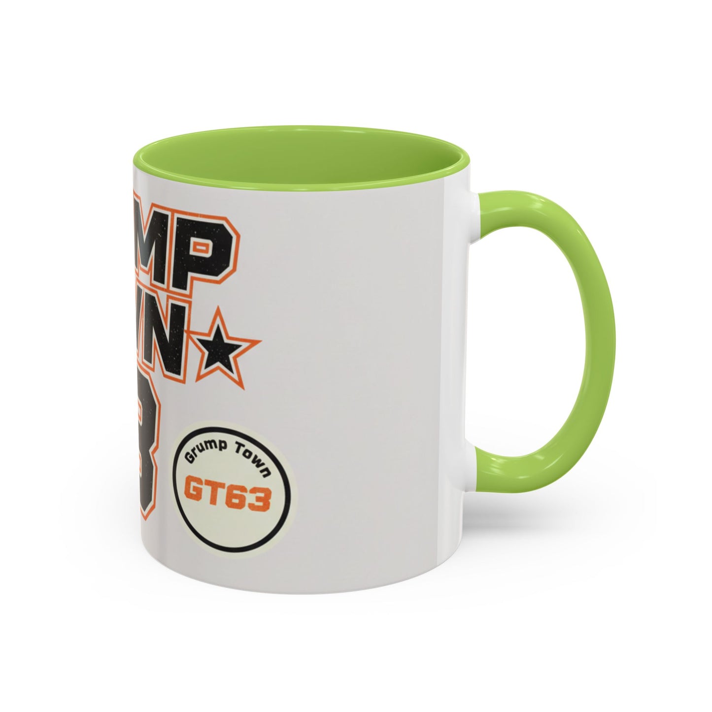 Accent Coffee Mug — 'Crump Town 63' Retro Racing Logo Coffee Mug (11/15oz)