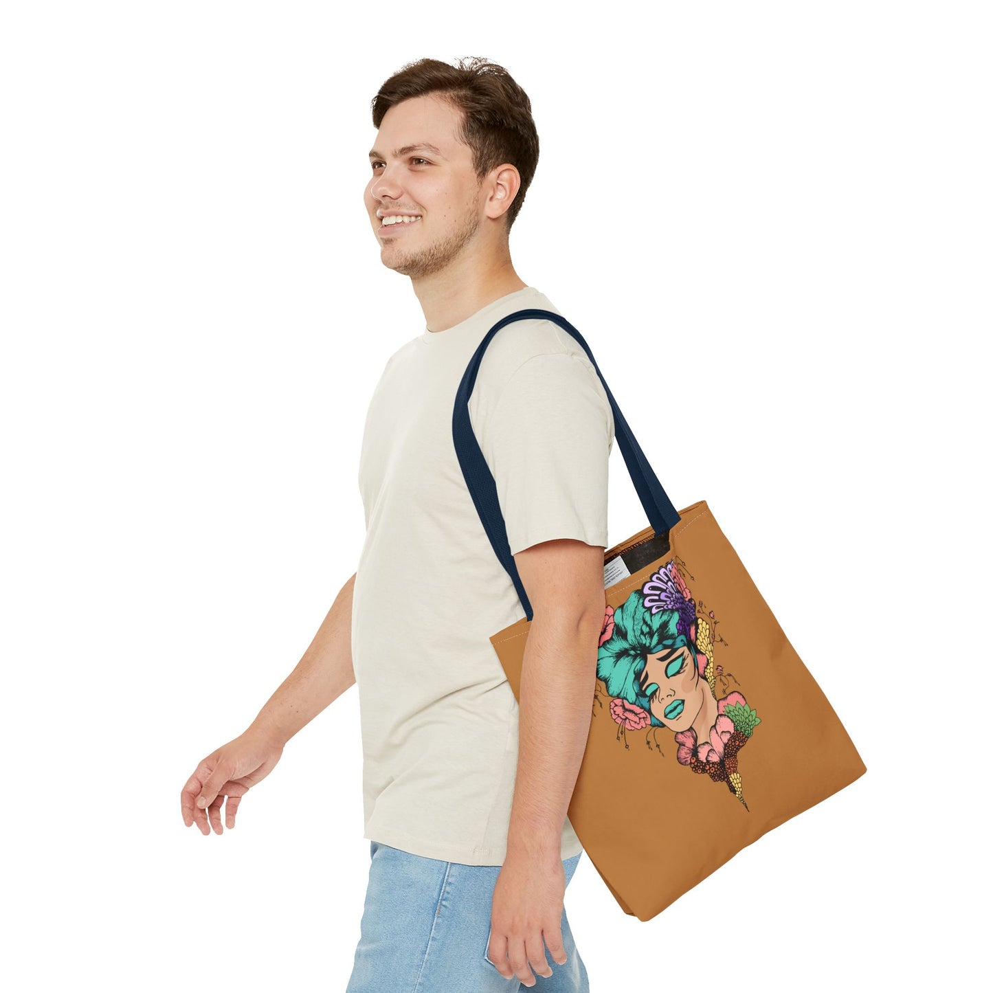 Blue Hair, Tote Bag (AOP)