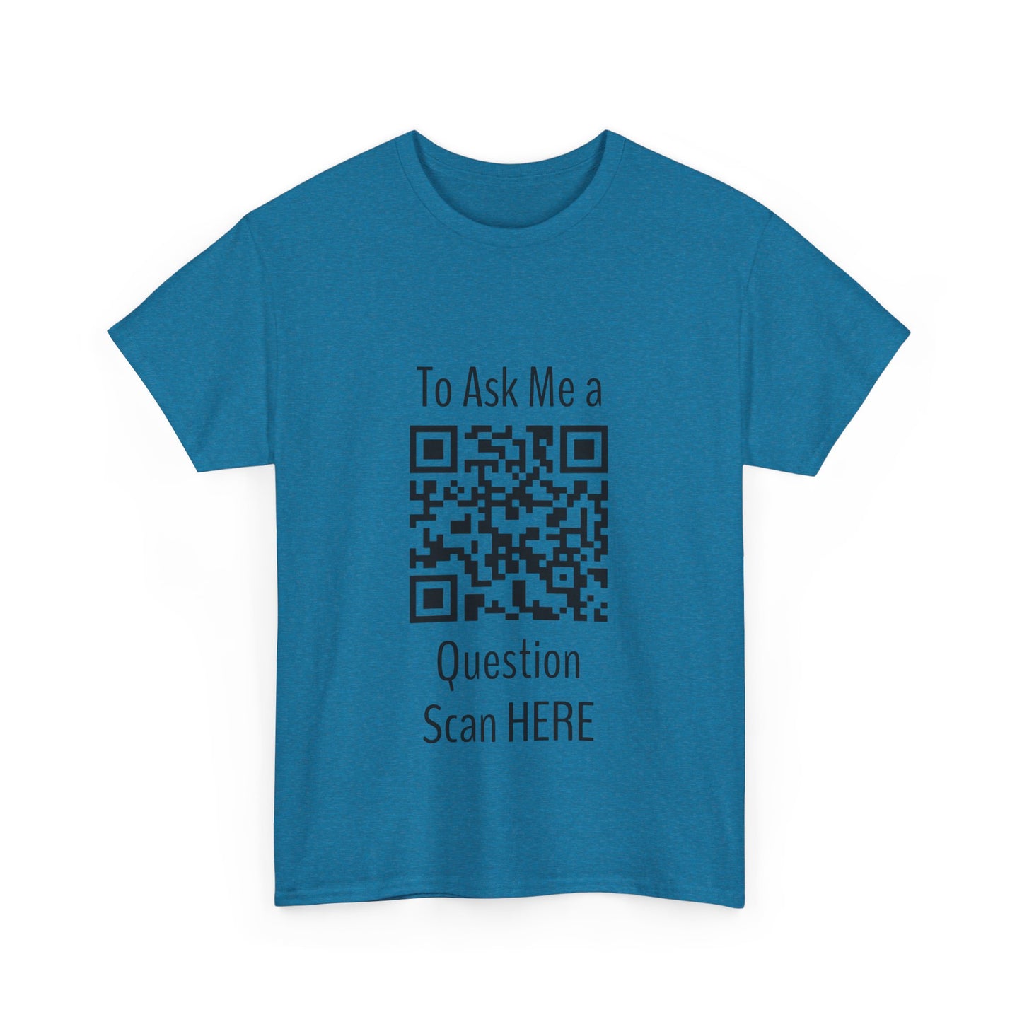 Scan Here, Unisex Heavy Cotton Tee
