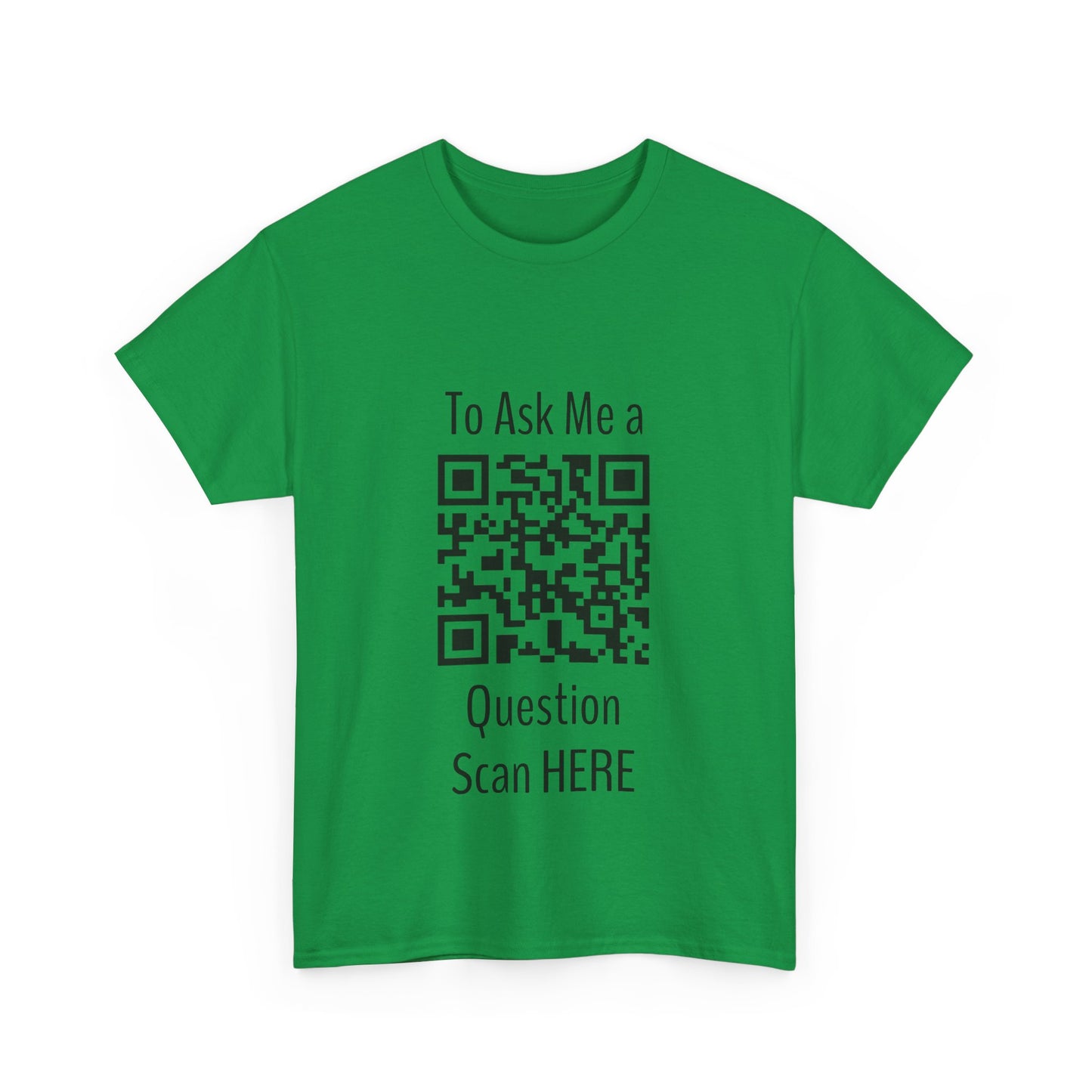 Scan Here, Unisex Heavy Cotton Tee