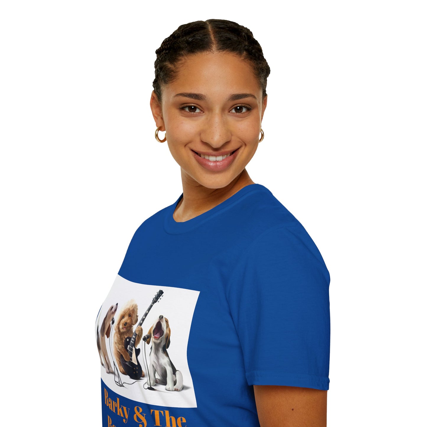 Dog Band T‑Shirt — "Barky & The Bow Wow's" Graphic Tee