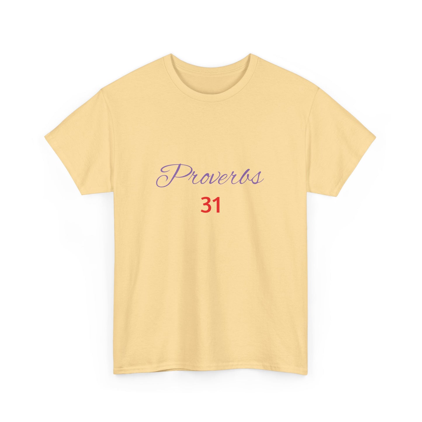 Proverbs 31, Unisex Heavy Cotton Tee
