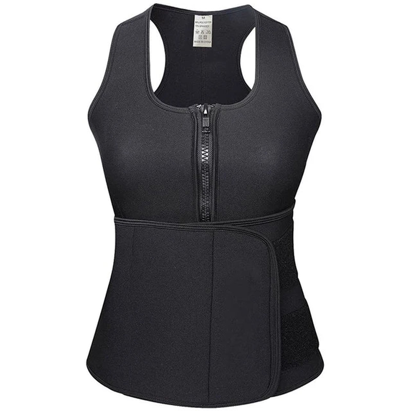 Plus Size Waist Trainer Women Gaine Ventre Plat Sweat Vest Sauna Shapewear Body Shaper Weight Loss Neoprene Tummy Slim Gaine