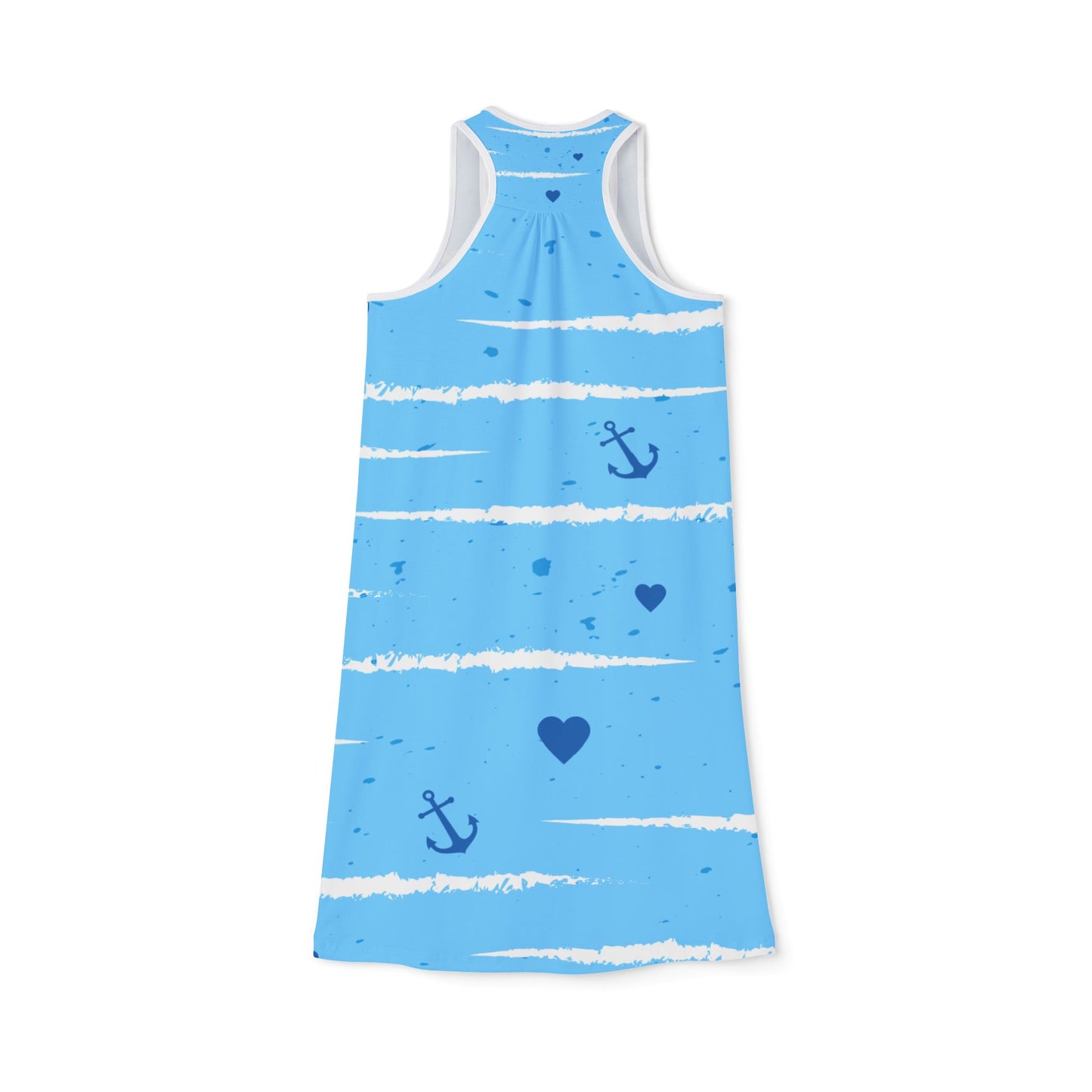 Sea Pattering, Women's Racerback Dress (AOP)