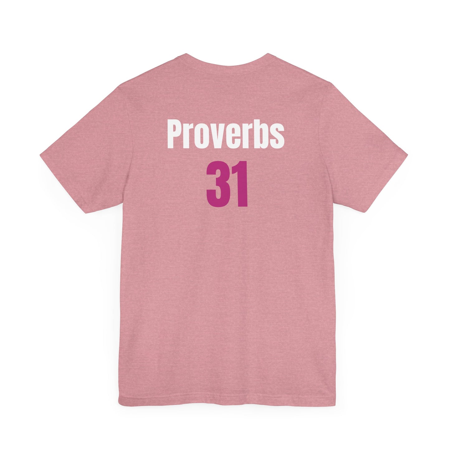 Proverbs 31, Unisex Jersey Short Sleeve Tee