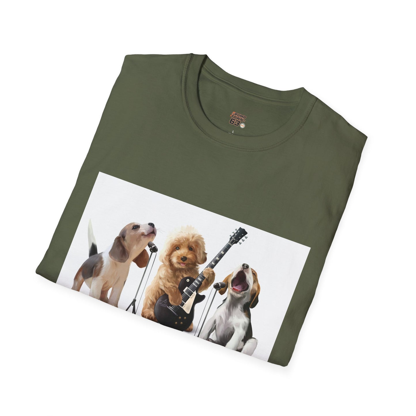 Dog Band T‑Shirt — "Barky & The Bow Wow's" Graphic Tee