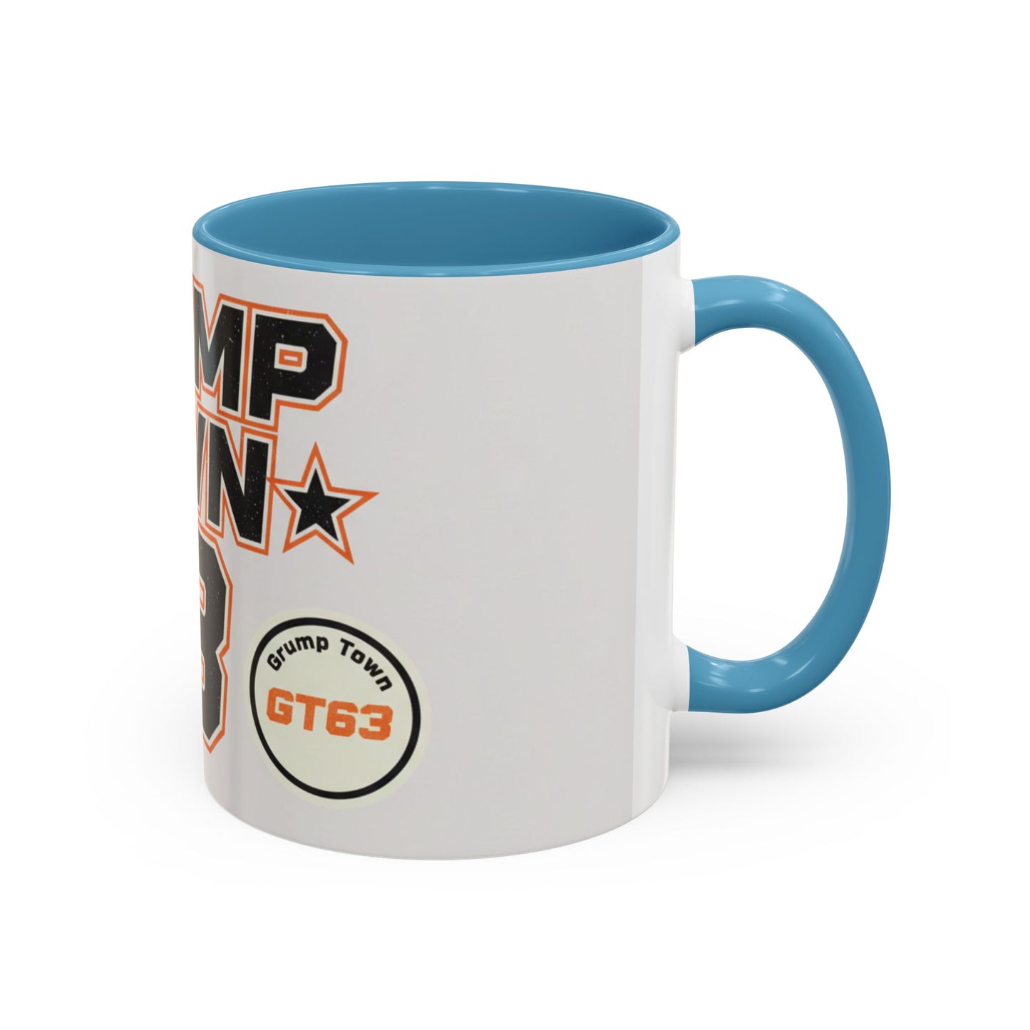 Accent Coffee Mug — 'Crump Town 63' Retro Racing Logo Coffee Mug (11/15oz)