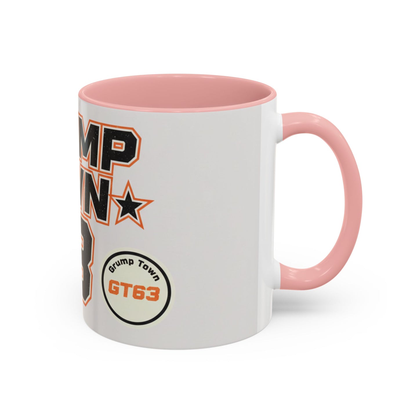 Accent Coffee Mug — 'Crump Town 63' Retro Racing Logo Coffee Mug (11/15oz)