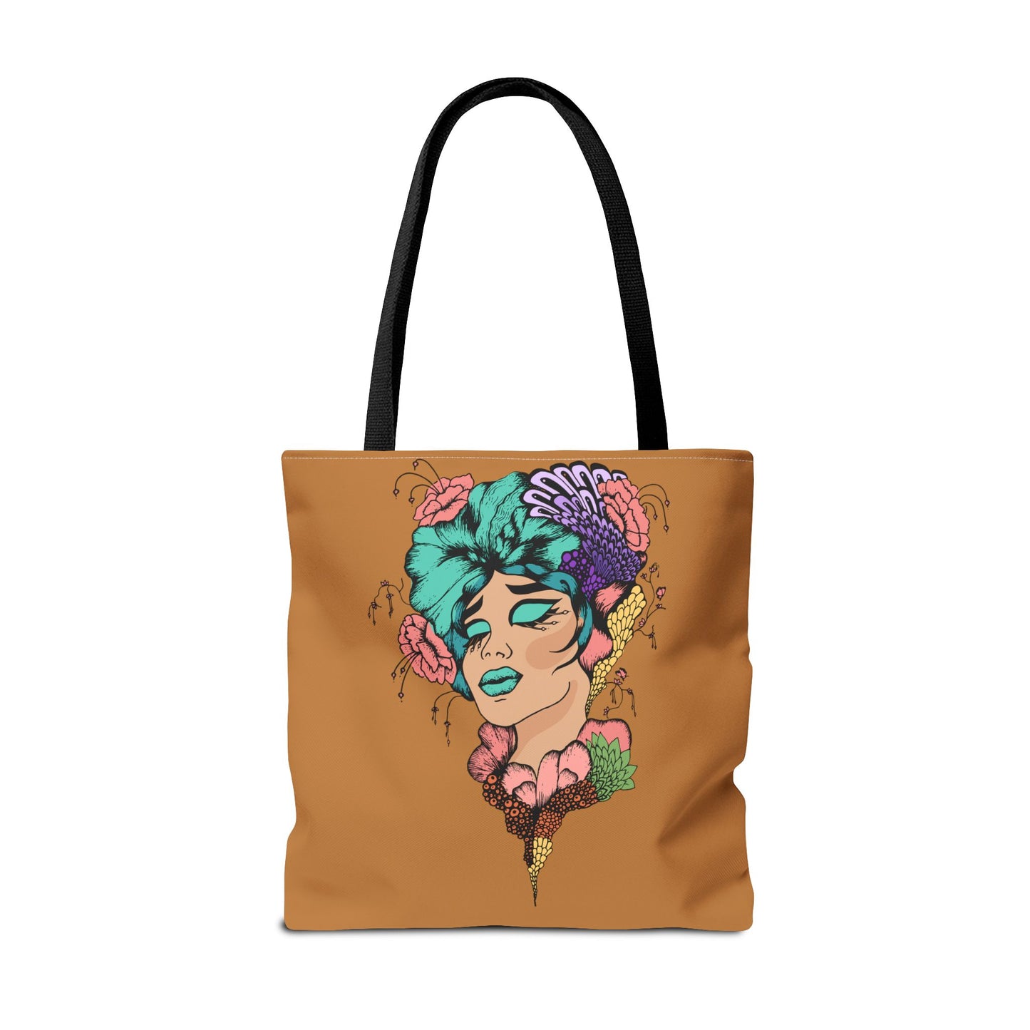 Blue Hair, Tote Bag (AOP)