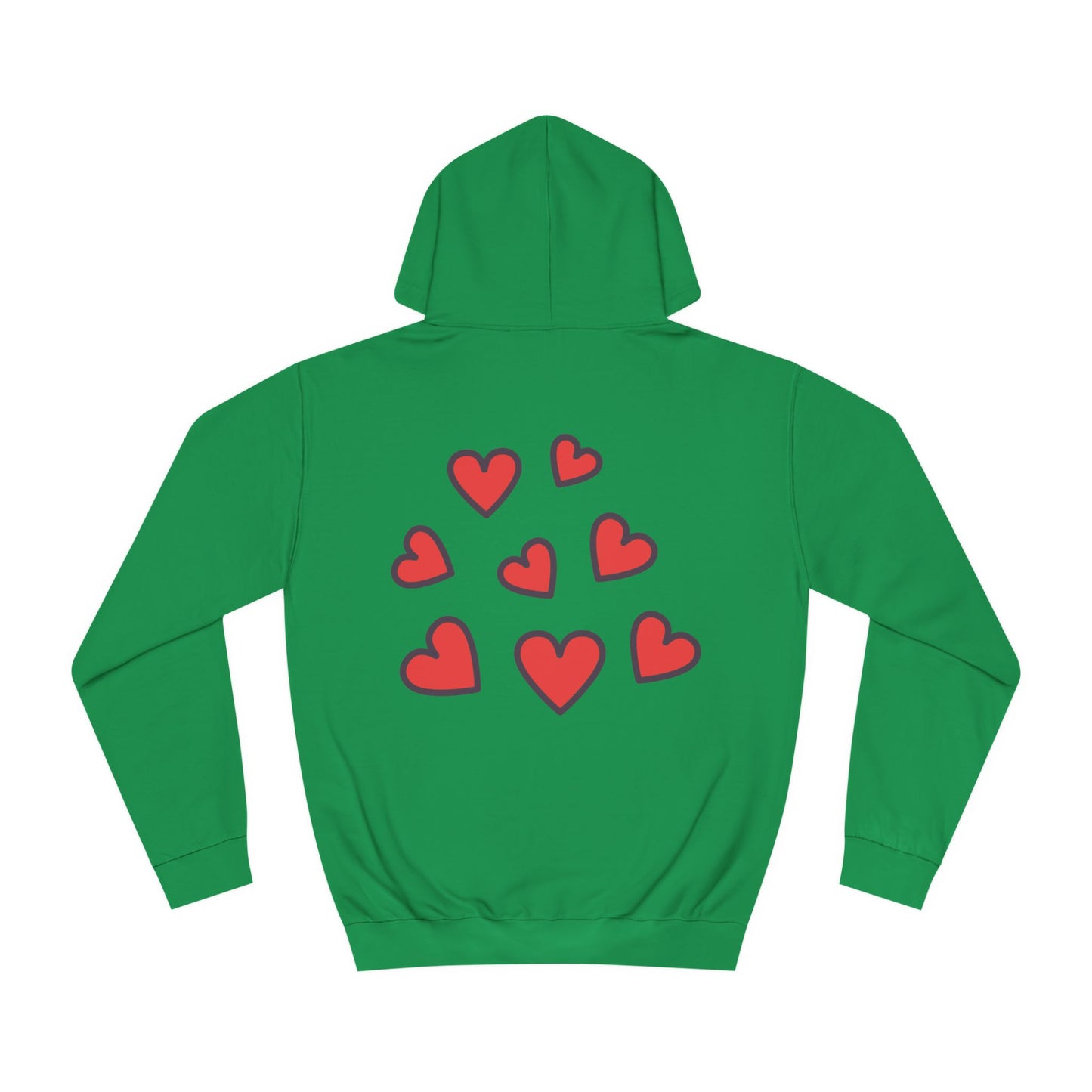 Unisex Heart College Hoodie