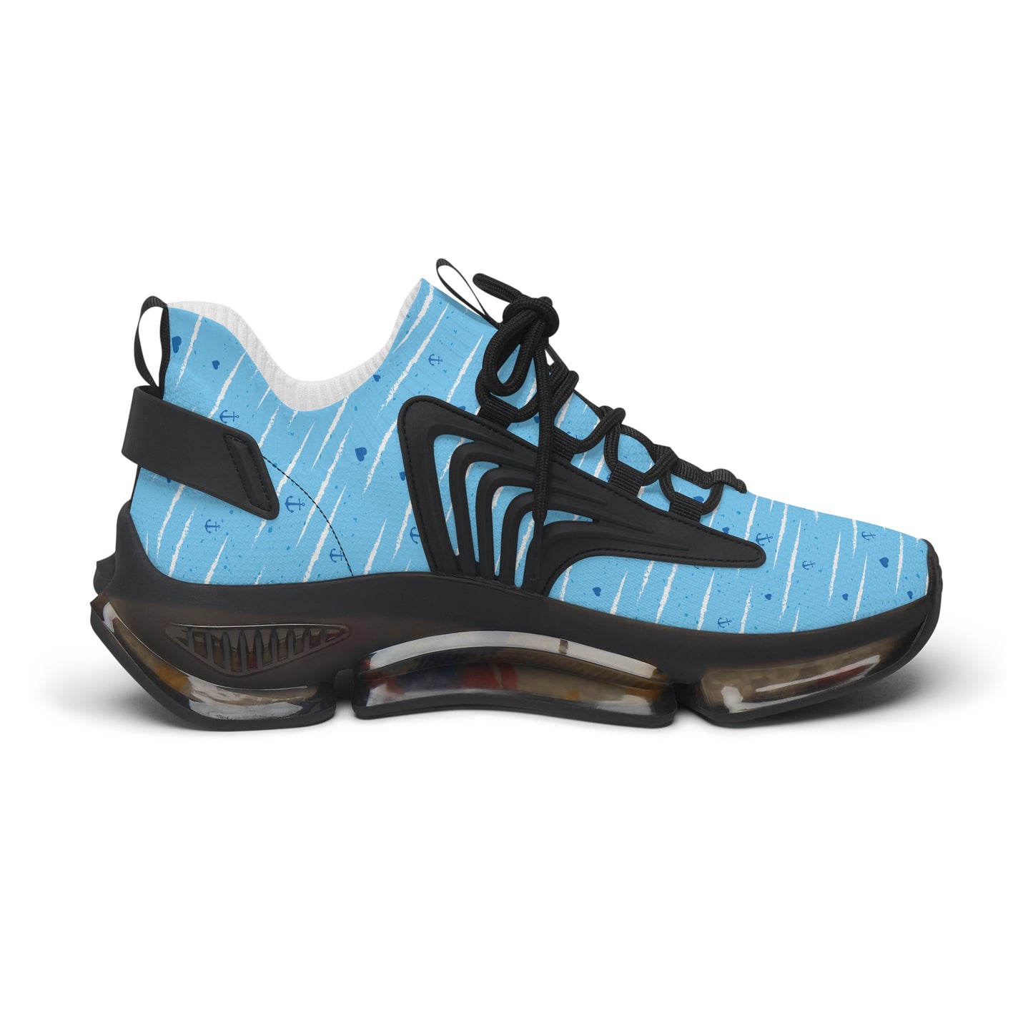 Sea Horse Blue (White or Black trim), Women's Mesh Sneakers