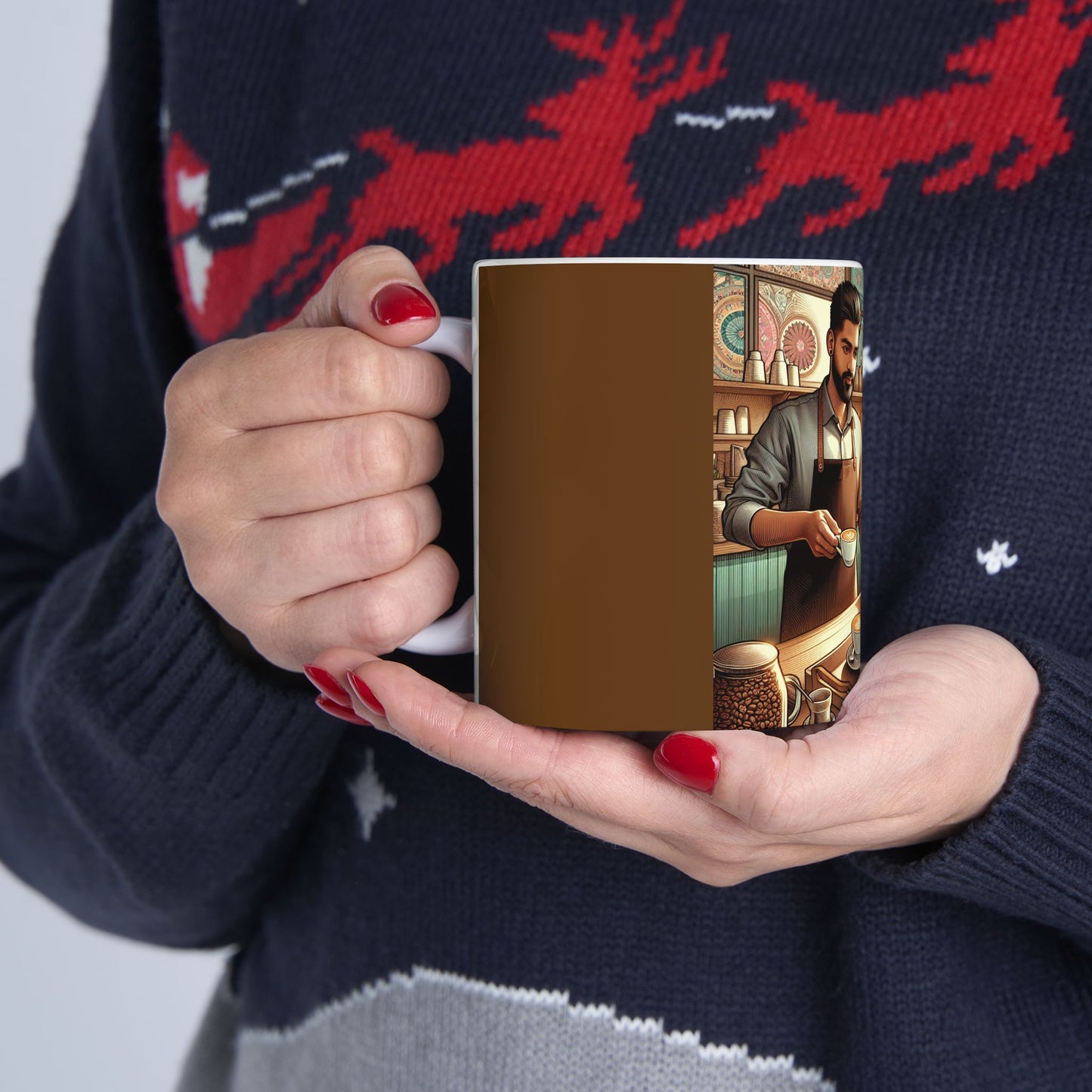 Coffee Shop, Ceramic Mugs, (11oz, 15oz) Coffee 1st
