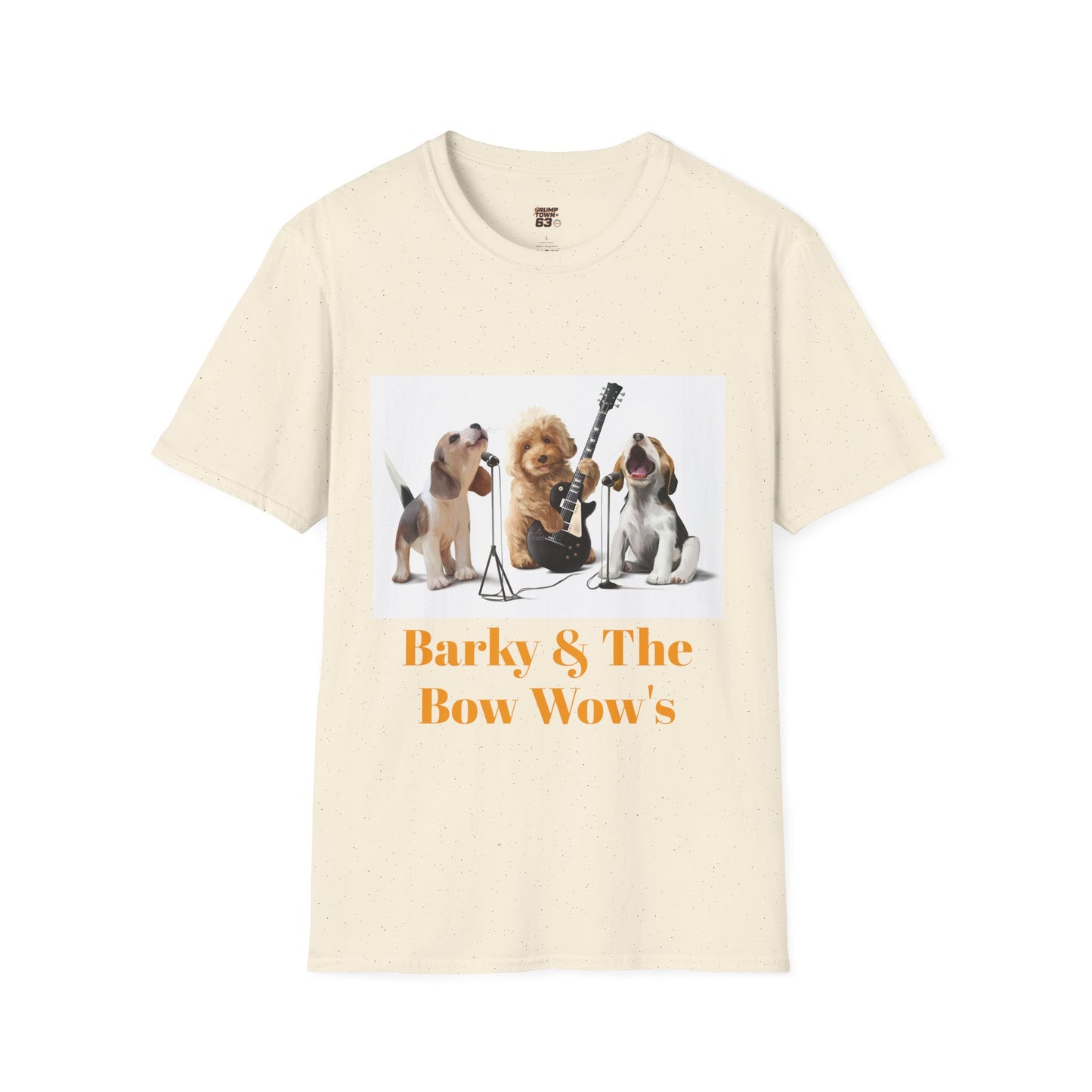 Dog Band T‑Shirt — "Barky & The Bow Wow's" Graphic Tee