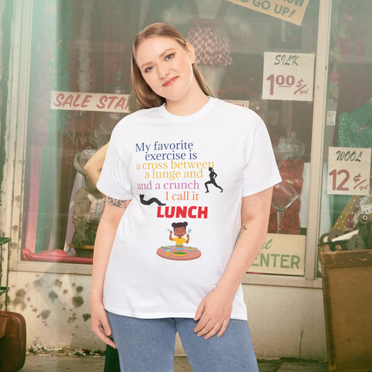 Favorite Exercise, Unisex Heavy Cotton Tee