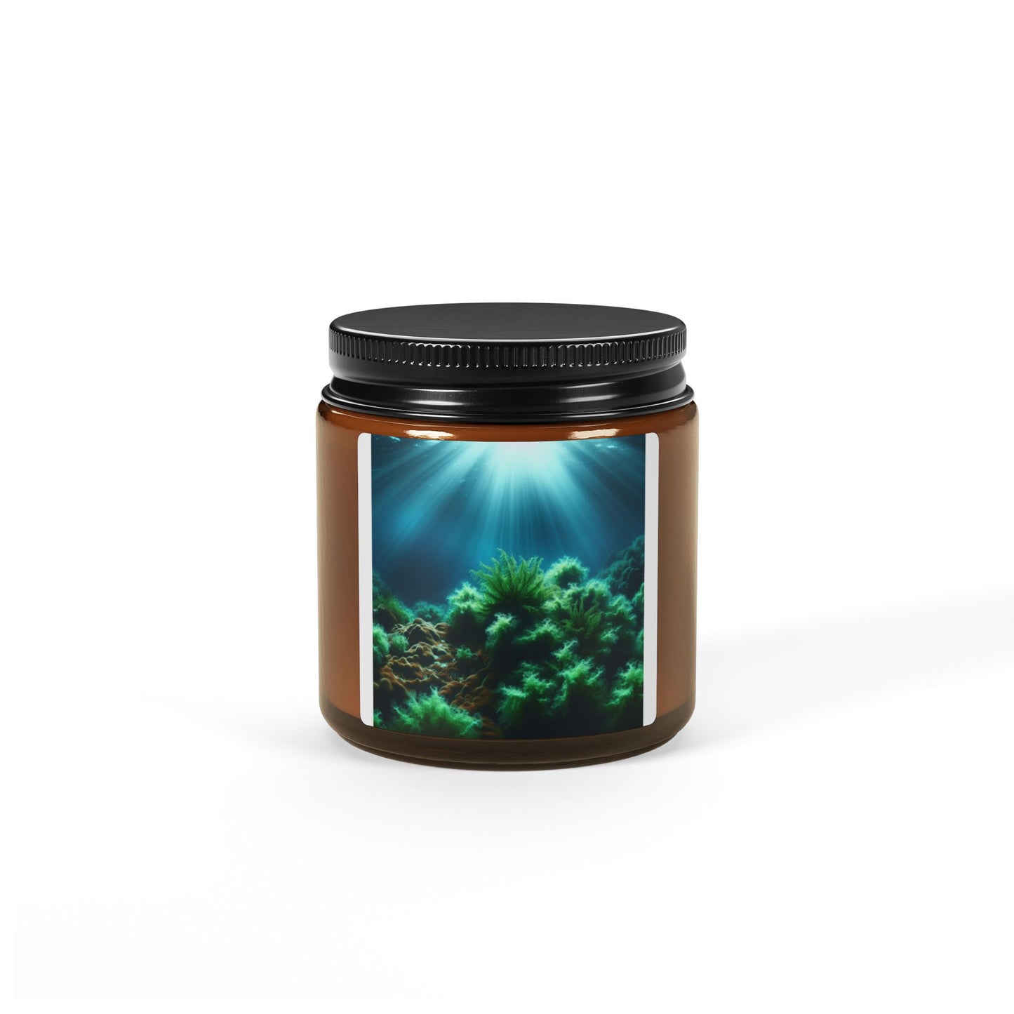 Scented Soy Candle (Multi-Size, Amber Jar)