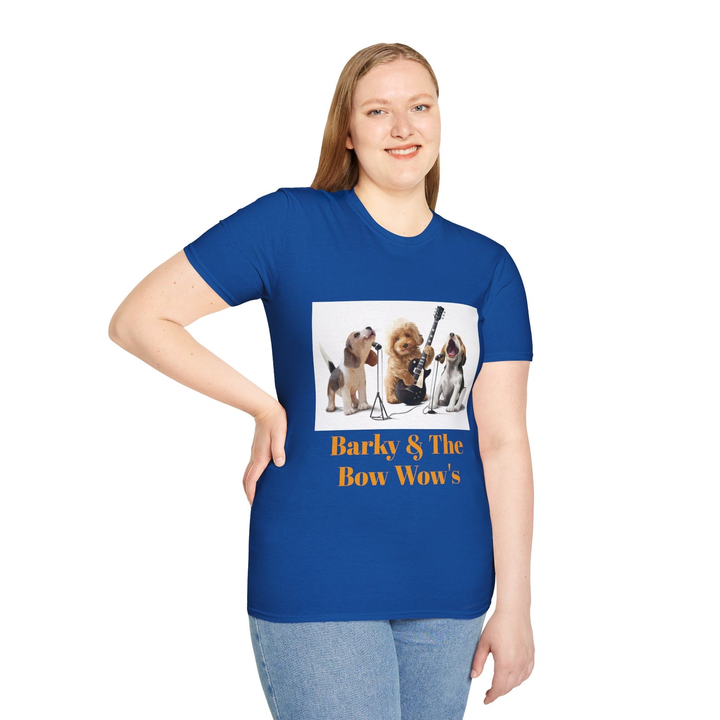 Dog Band T‑Shirt — "Barky & The Bow Wow's" Graphic Tee