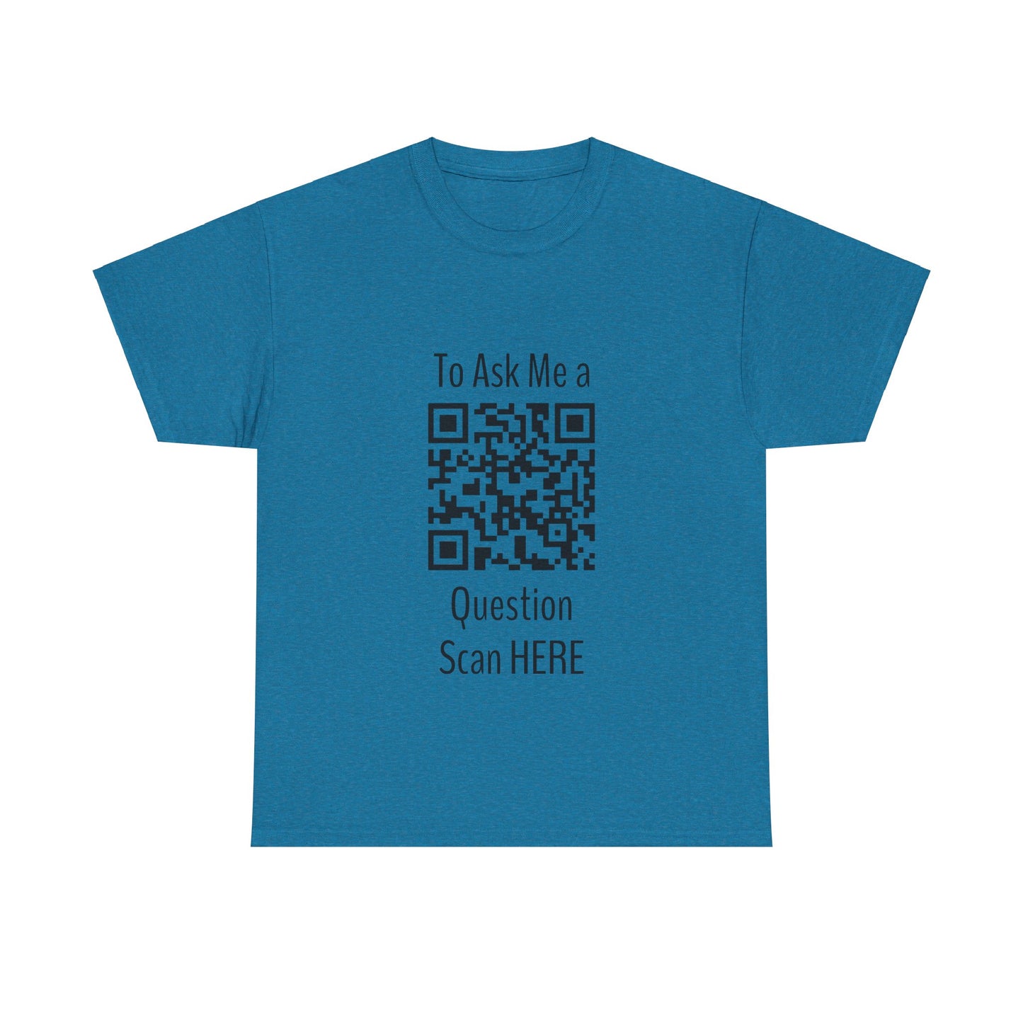 Scan Here, Unisex Heavy Cotton Tee