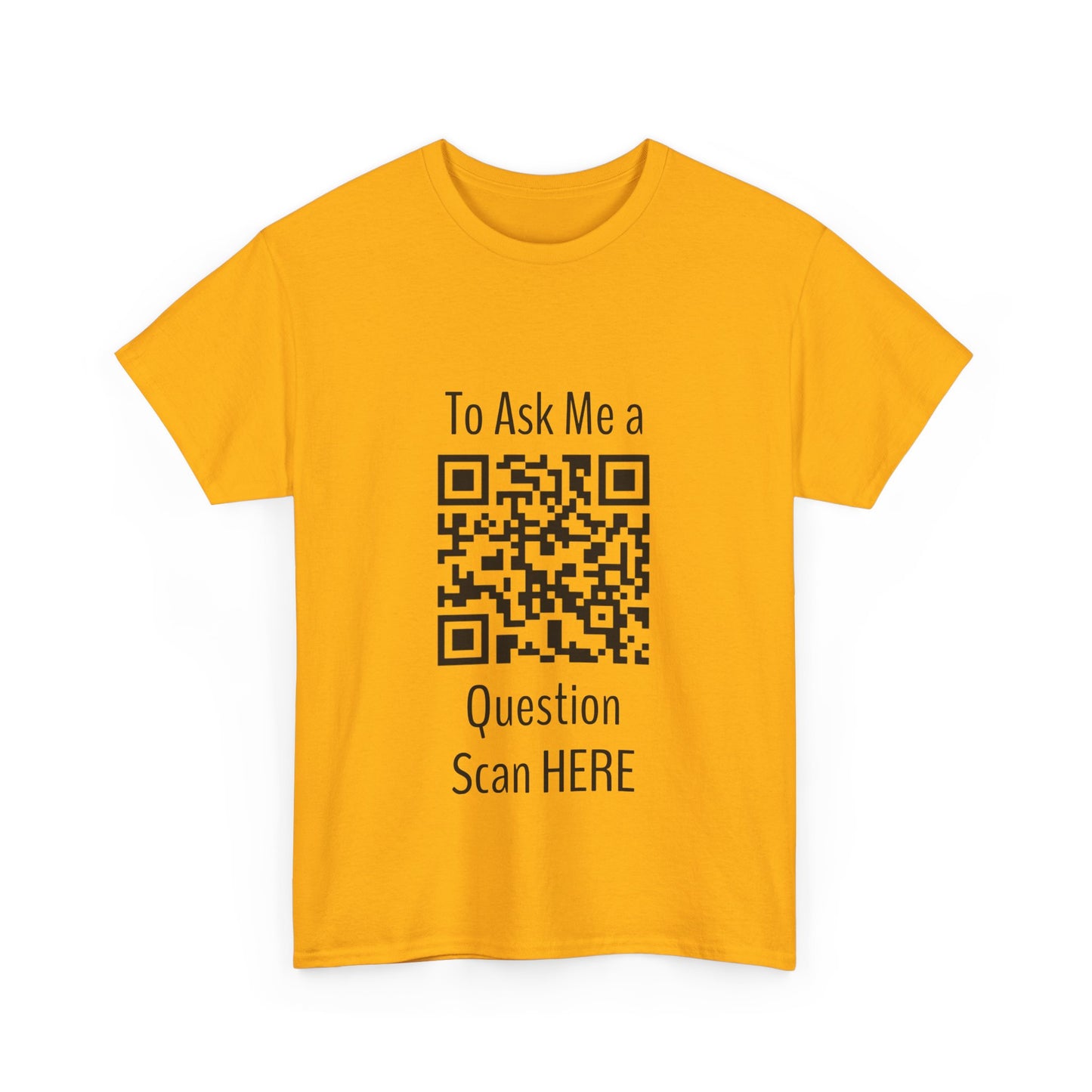 Scan Here, Unisex Heavy Cotton Tee