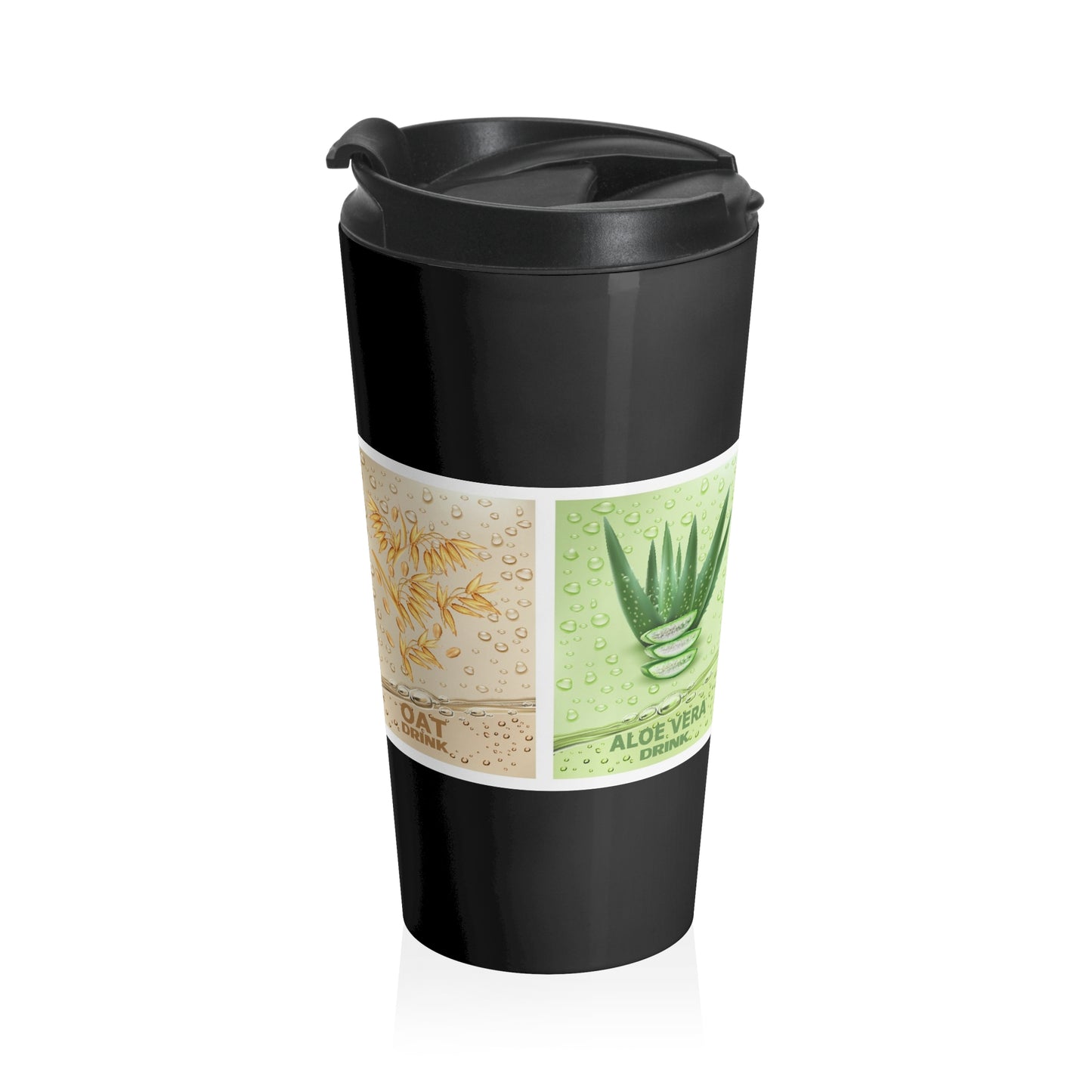 Multi- Purposes, Stainless Steel Travel Mug, (Black)