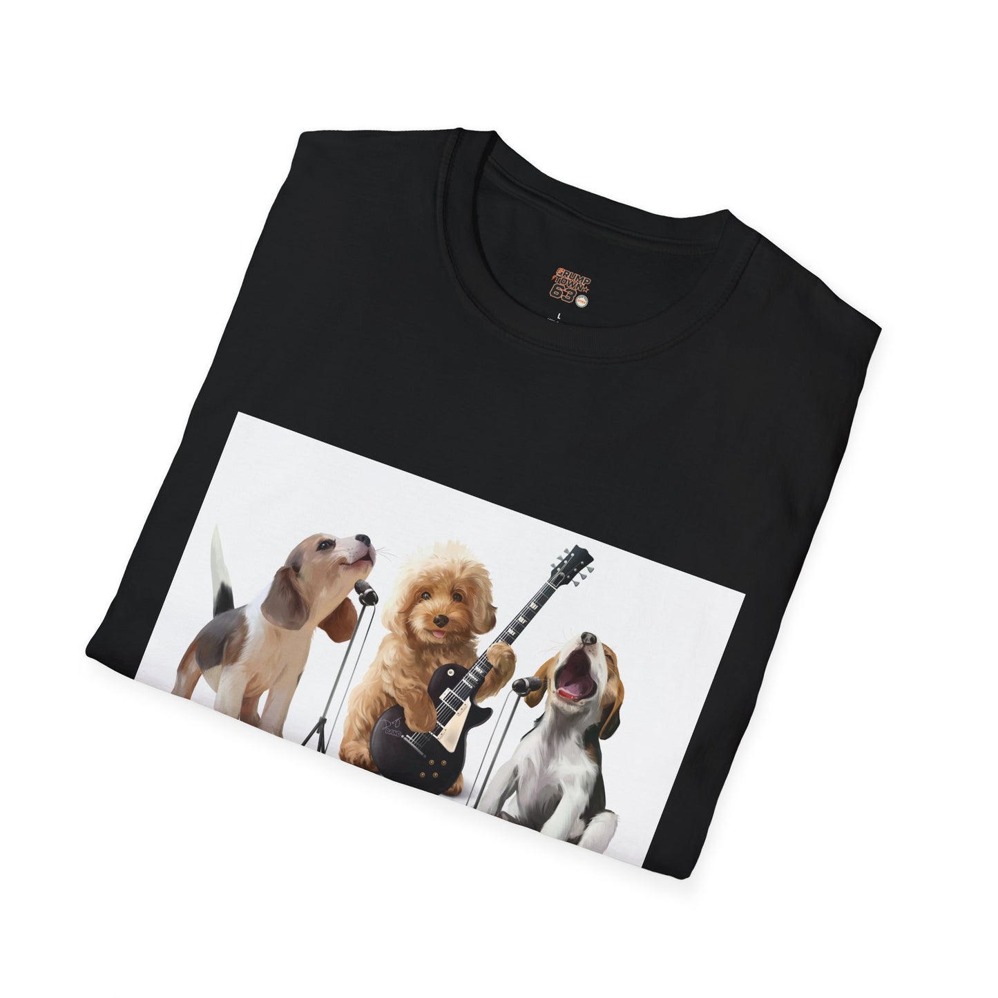 Dog Band T‑Shirt — "Barky & The Bow Wow's" Graphic Tee