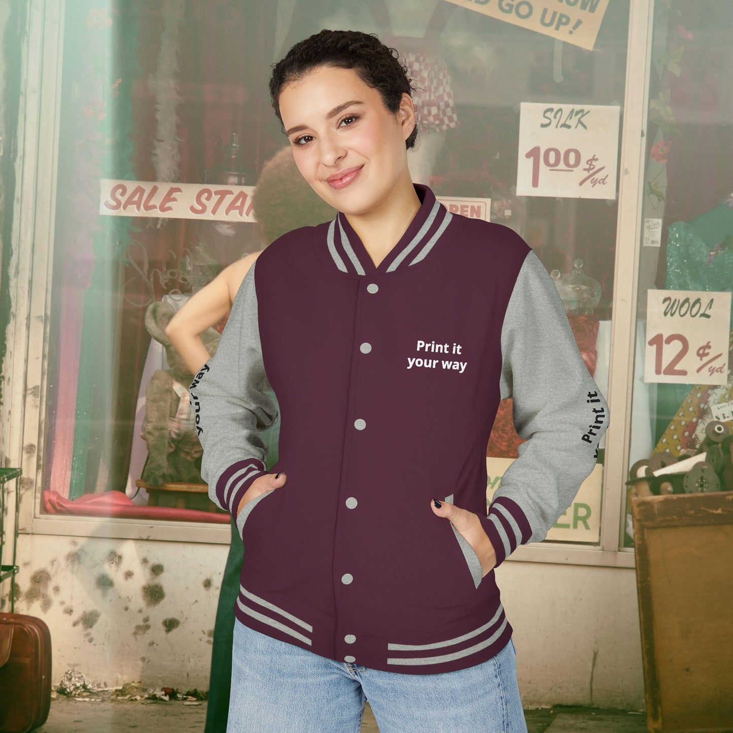 Letterman Jacket — "Print It Your Way" Custom Varsity Jacket