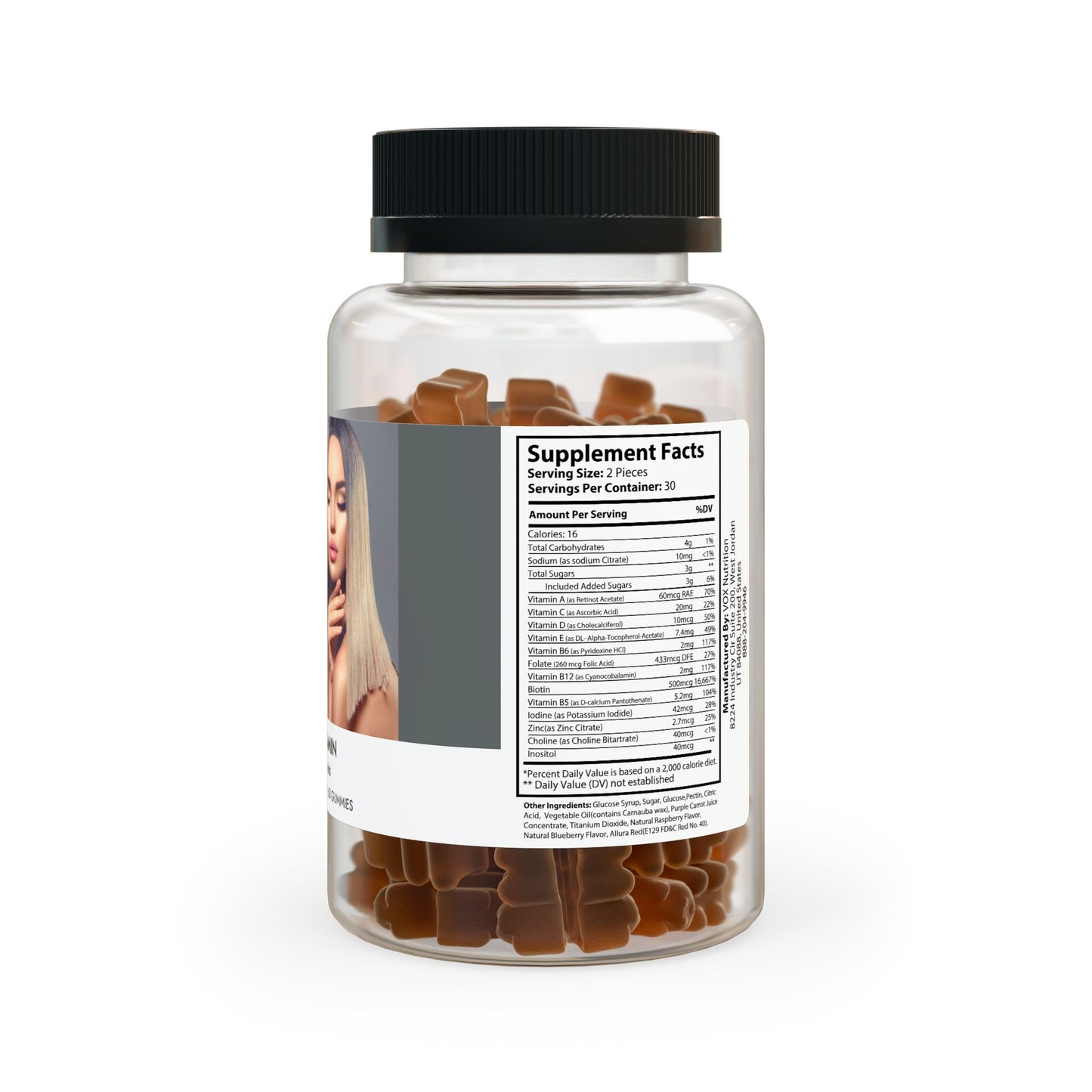 Hair Vitamin Gummies (60 Gummies)