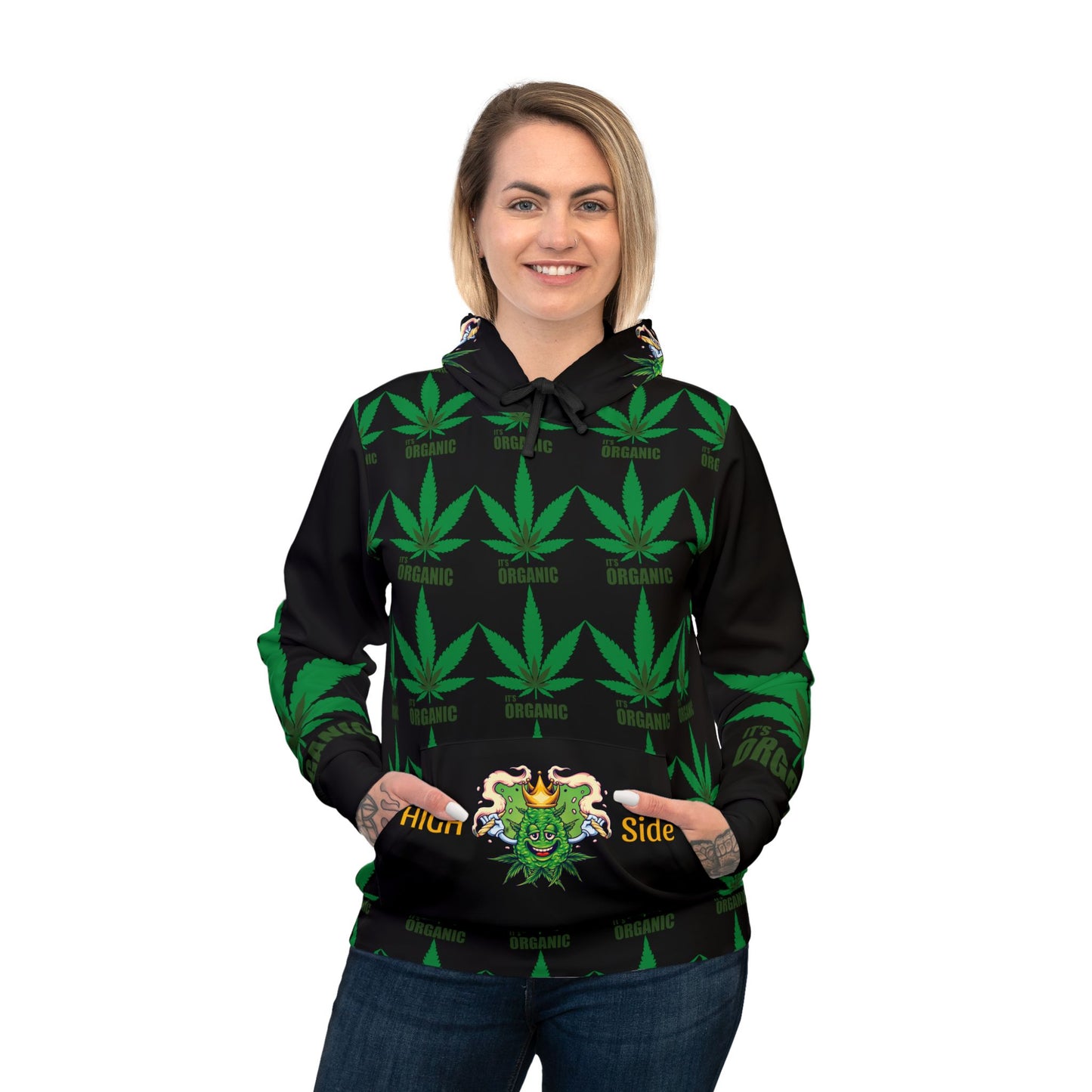 HIGH SIDE, Athletic Hoodie (AOP)