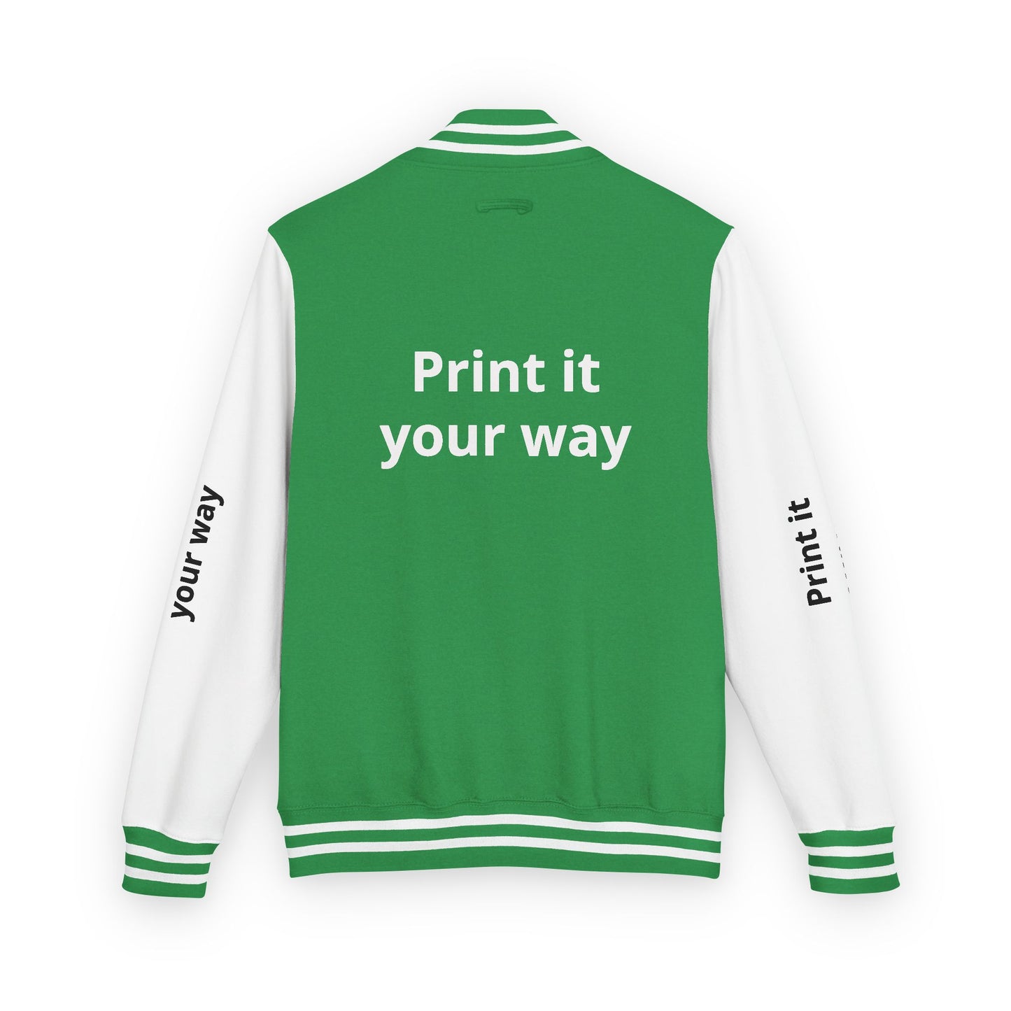 Letterman Jacket — "Print It Your Way" Custom Varsity Jacket