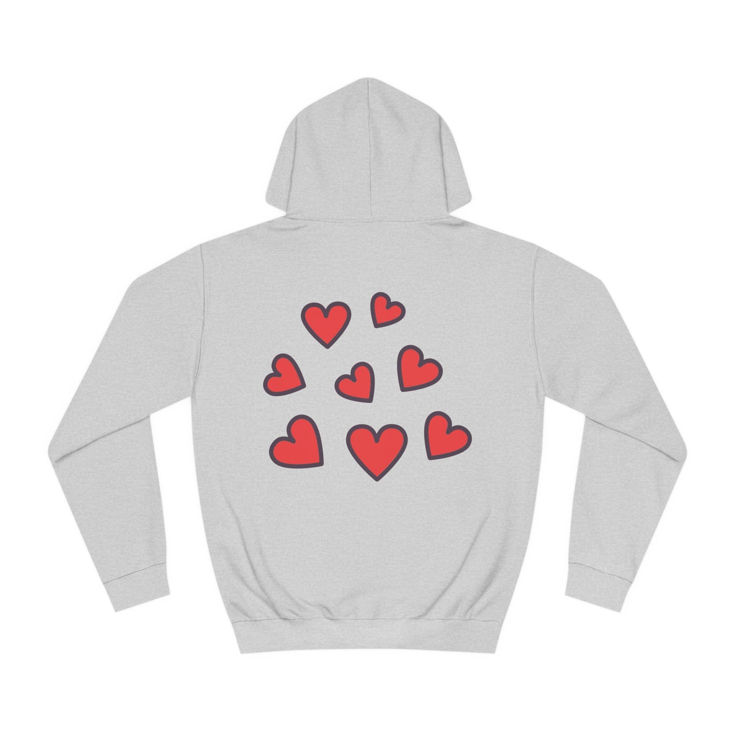 Unisex Heart College Hoodie