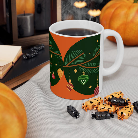 Xmas warmth, Ceramic Mug, (11oz, 15oz)