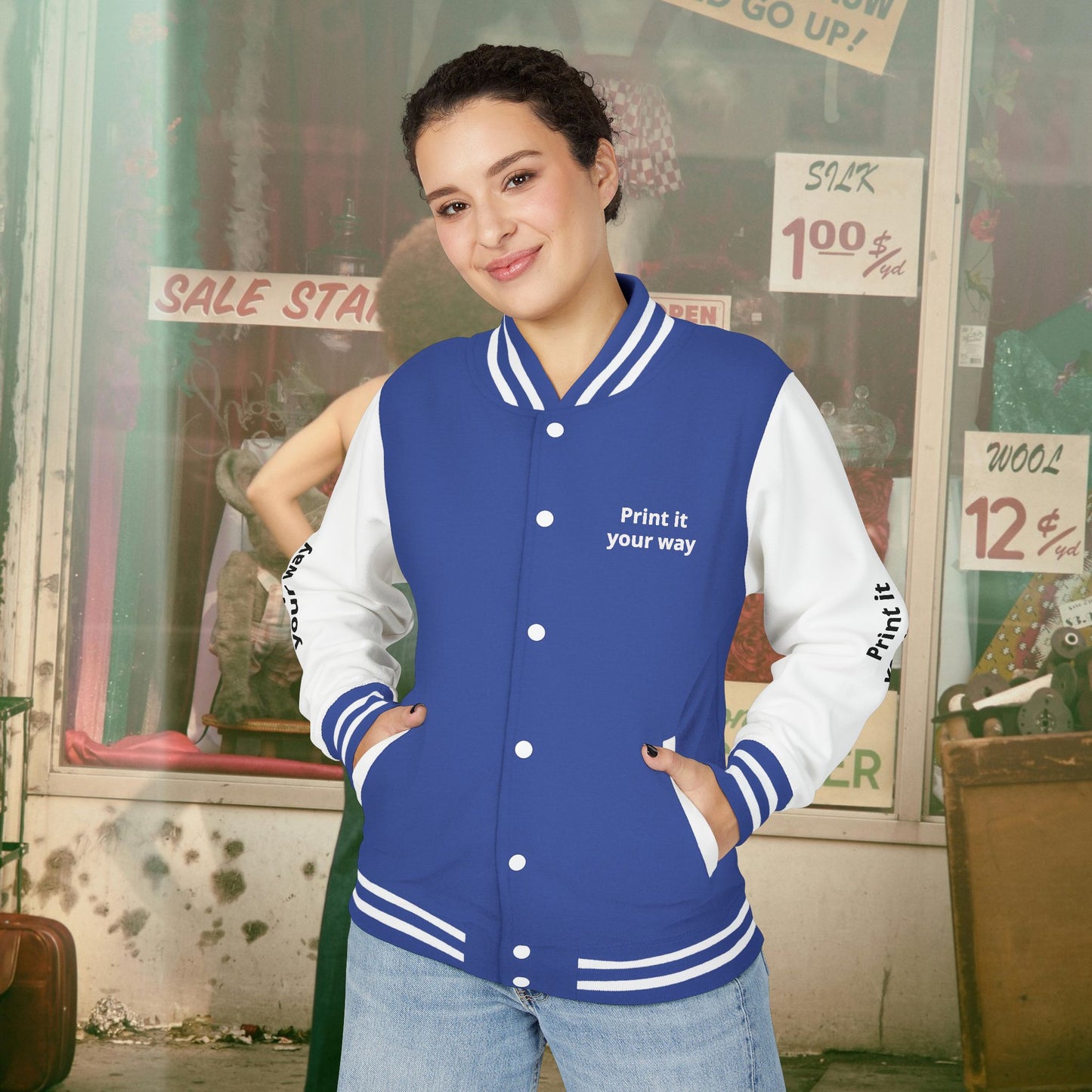 Letterman Jacket — "Print It Your Way" Custom Varsity Jacket