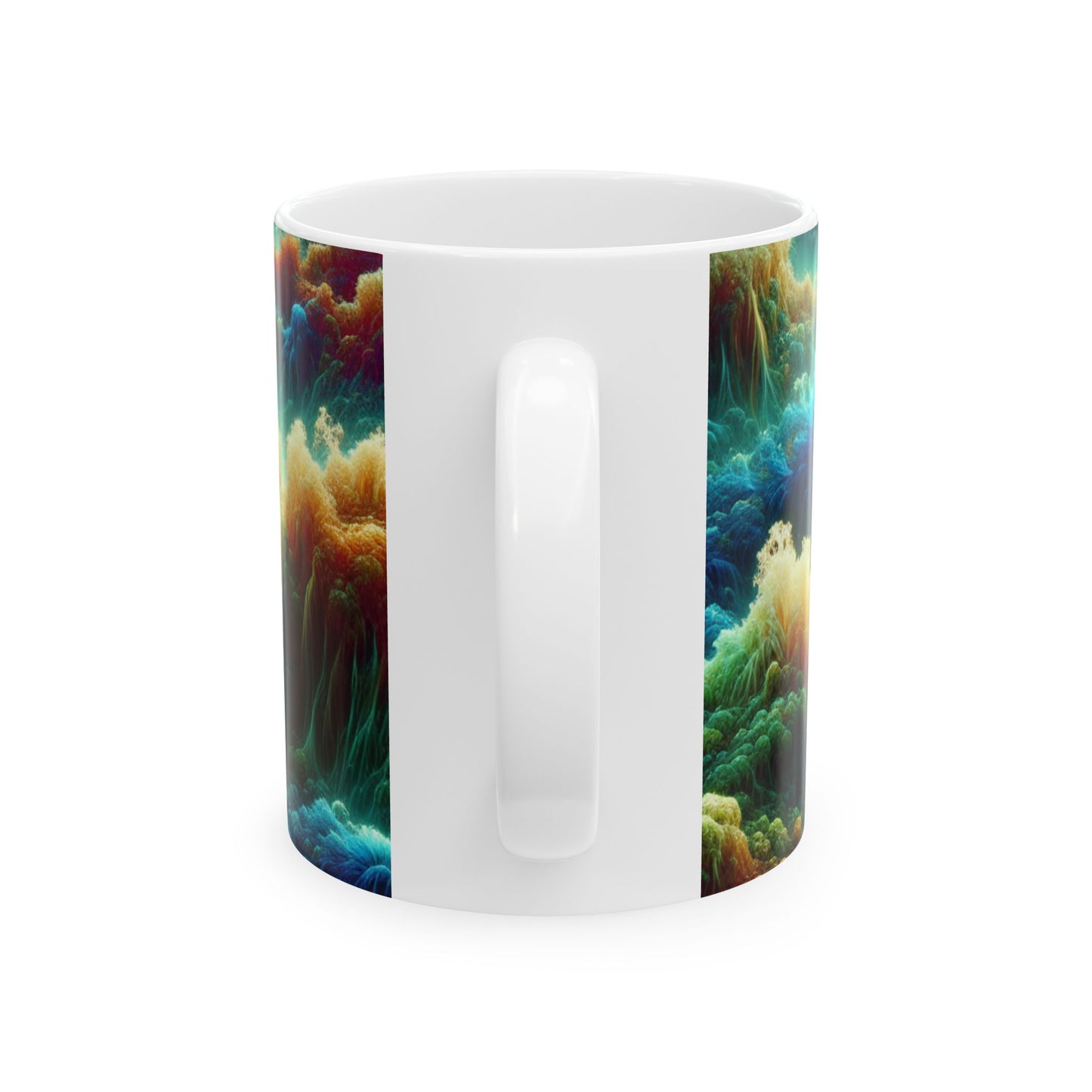 Colorful Waves, Ceramic Mugs, (11oz, 15oz) Coffee 1st