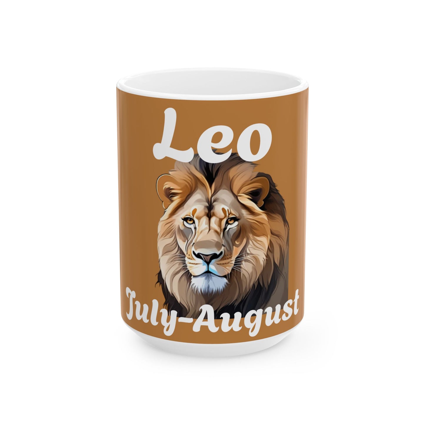 Leo, Ceramic Mugs, (11oz, 15oz) Coffee 1st