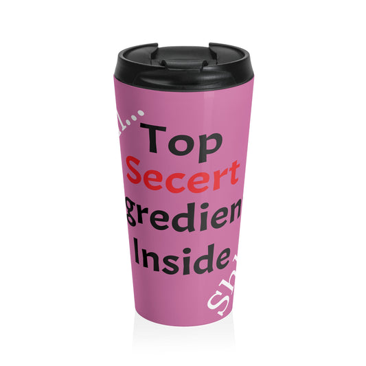 Secrets Multi- Purposes, Stainless Steel Travel Mug, (Lite. Pink)
