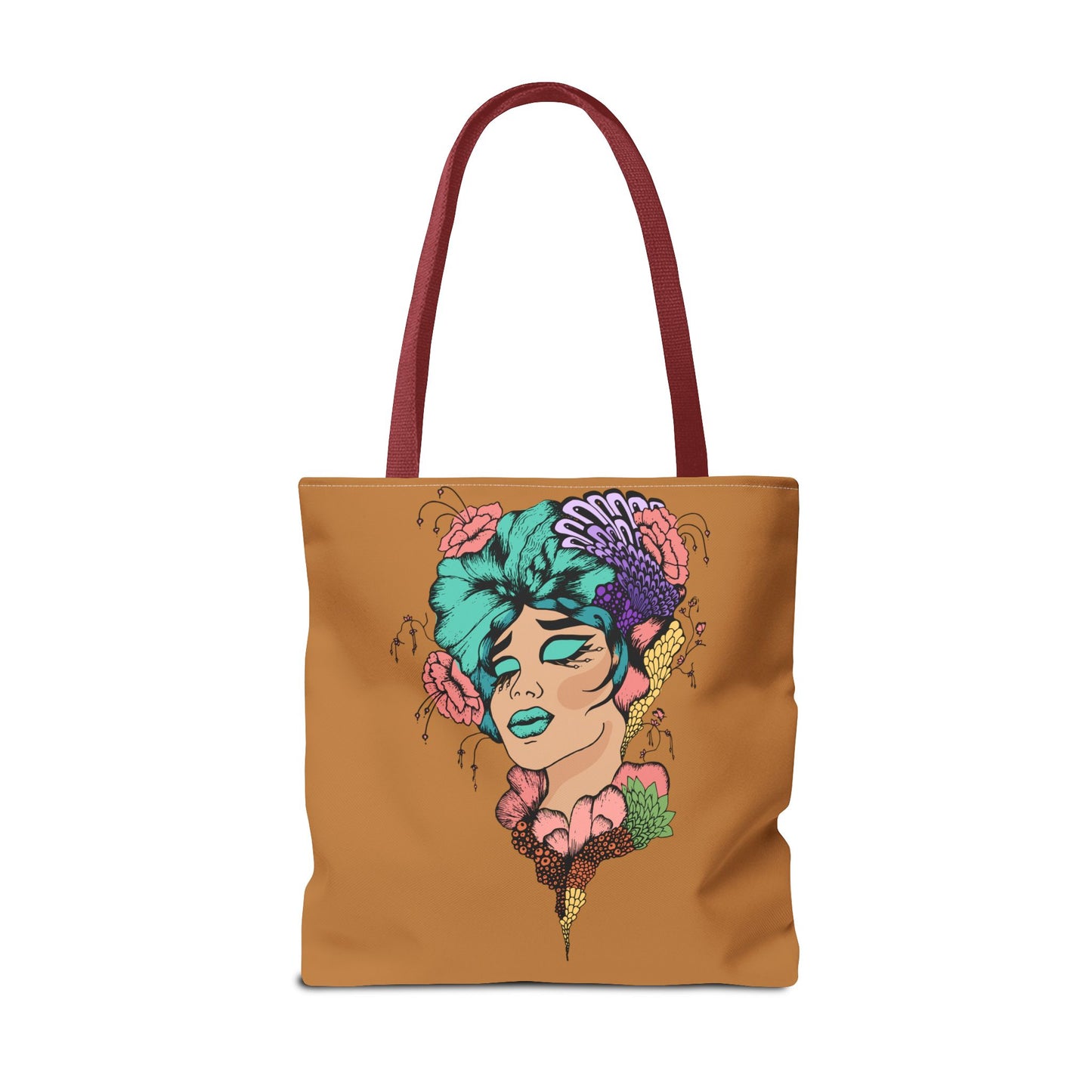 Blue Hair, Tote Bag (AOP)