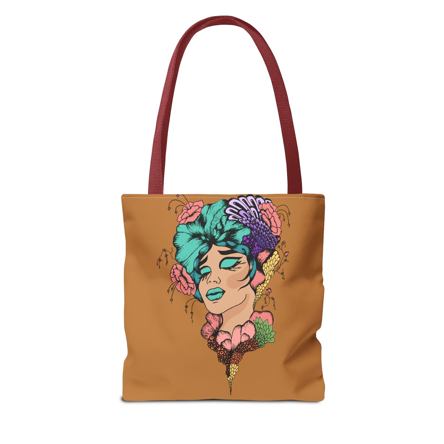 Blue Hair, Tote Bag (AOP)