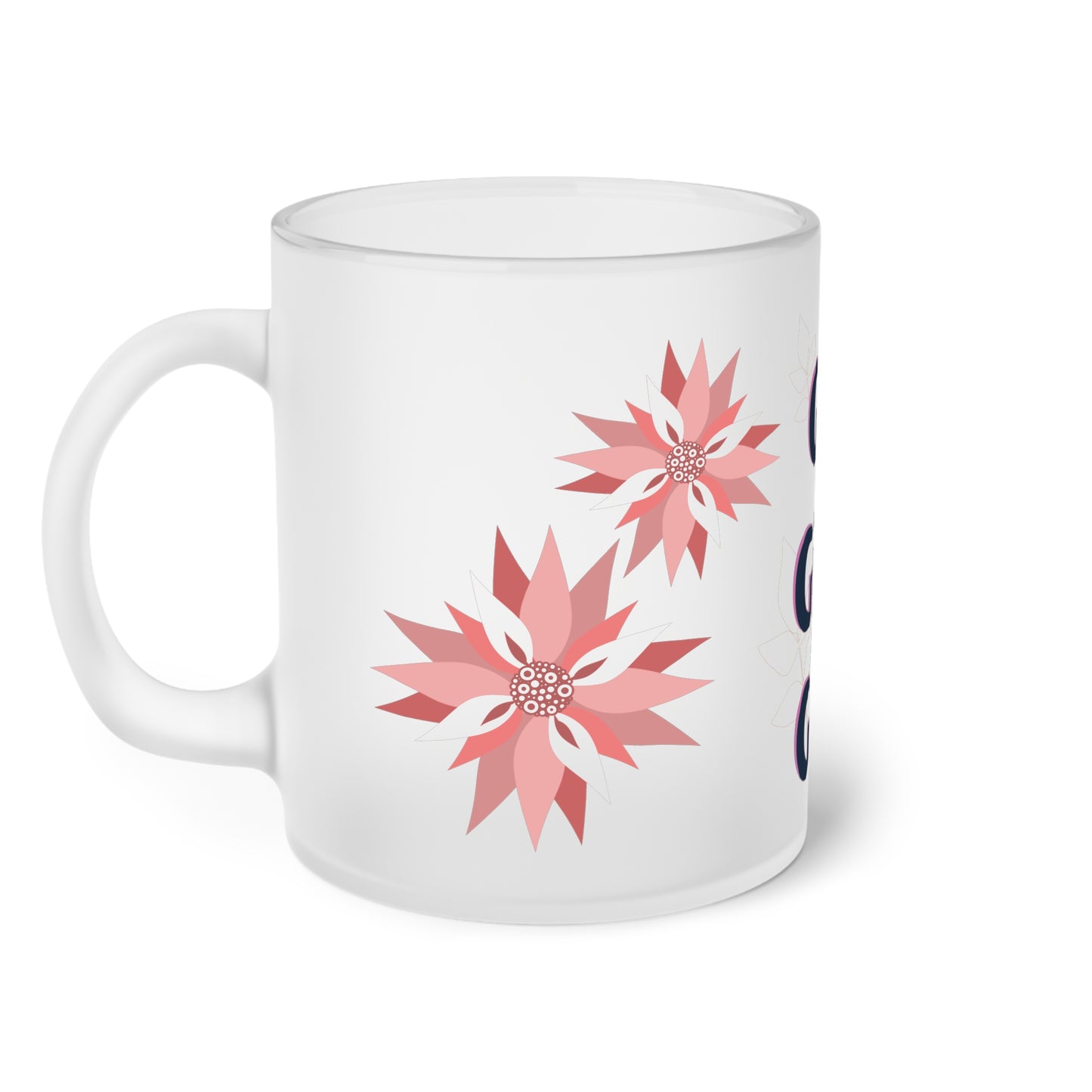 Go Girl Go, Frosted Glass Mug