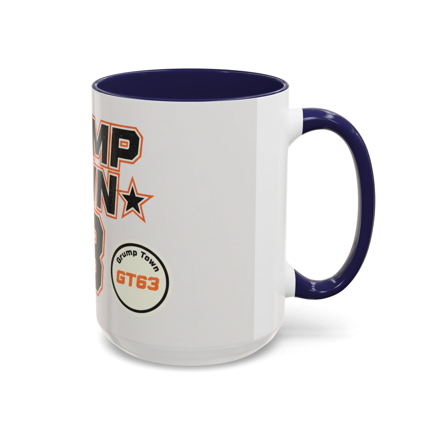 Accent Coffee Mug — 'Crump Town 63' Retro Racing Logo Coffee Mug (11/15oz)