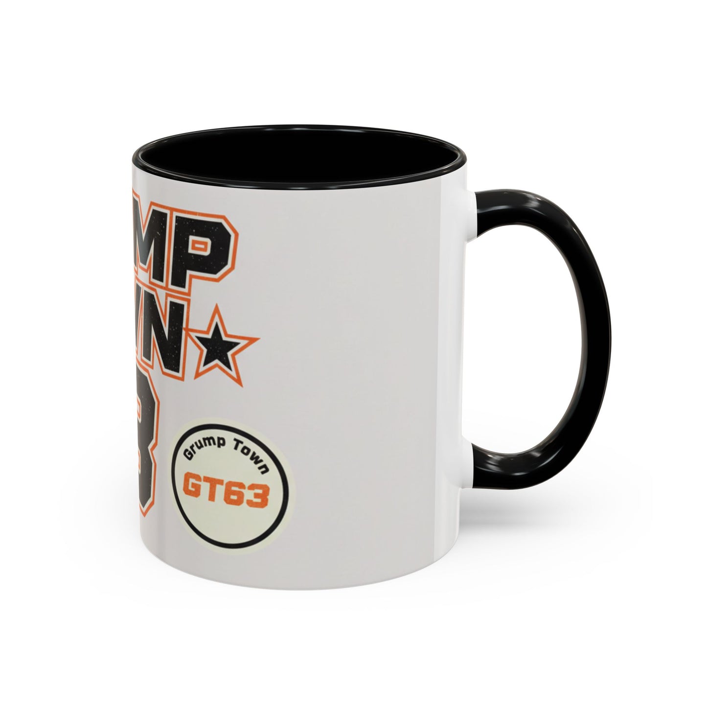 Accent Coffee Mug — 'Crump Town 63' Retro Racing Logo Coffee Mug (11/15oz)