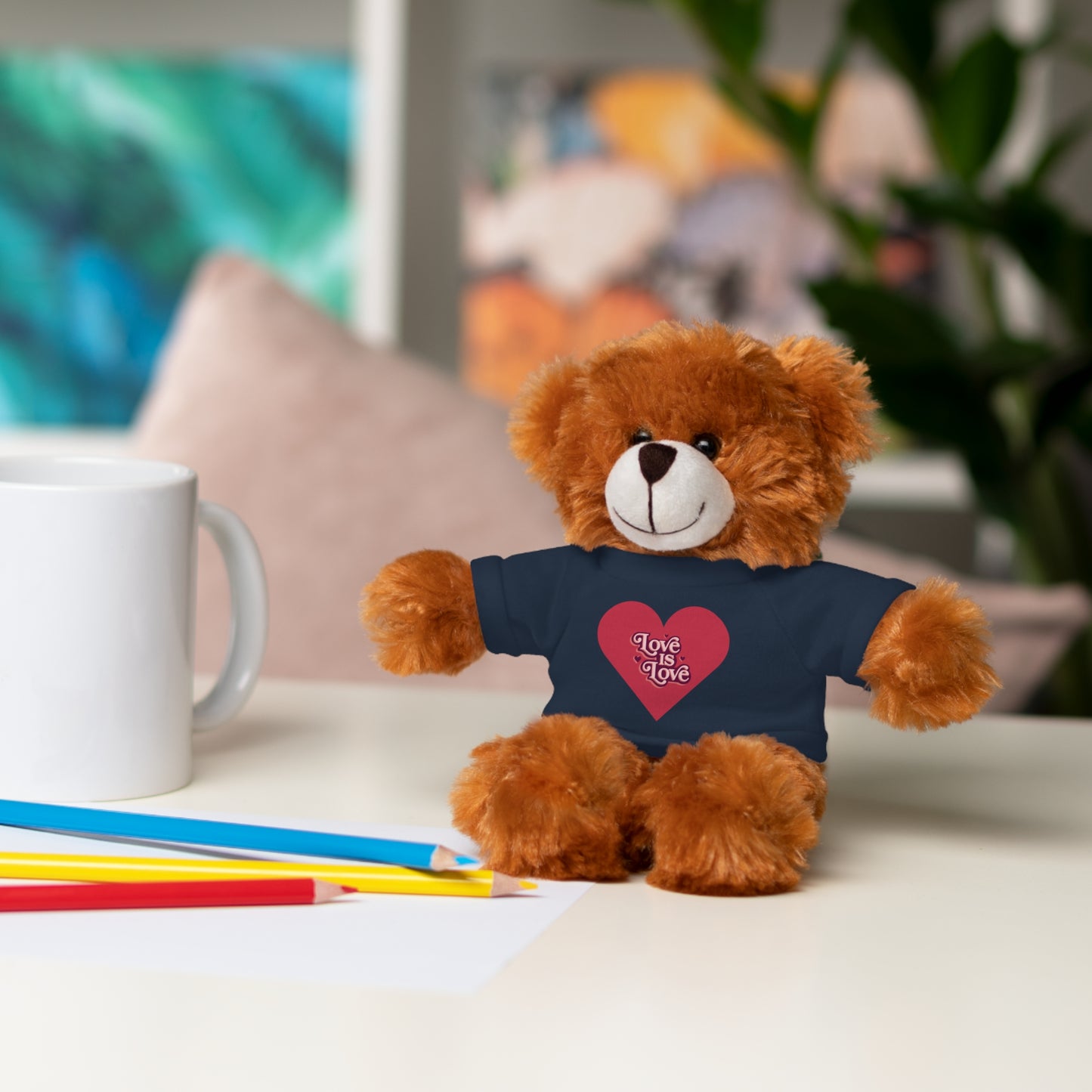 Love, Stuffed Animals with Tee