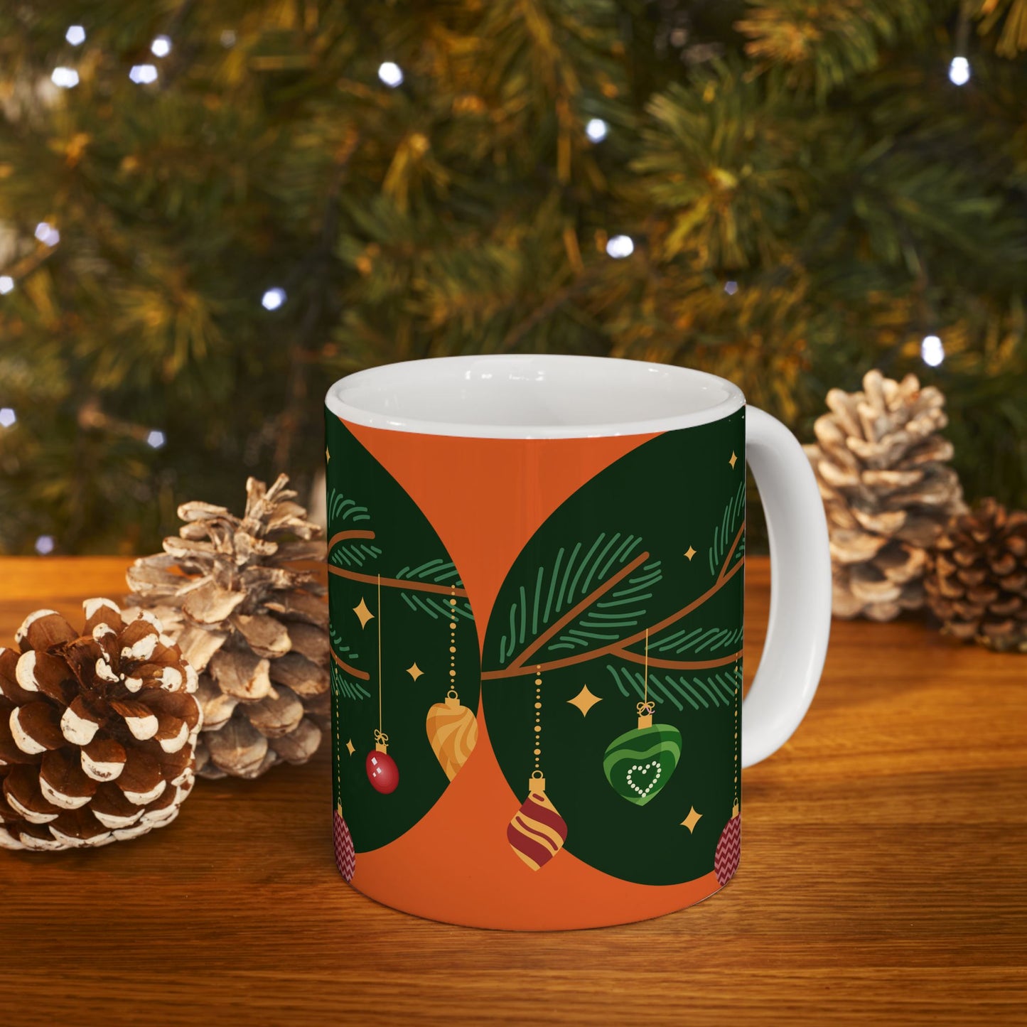 Xmas warmth, Ceramic Mug, (11oz, 15oz)