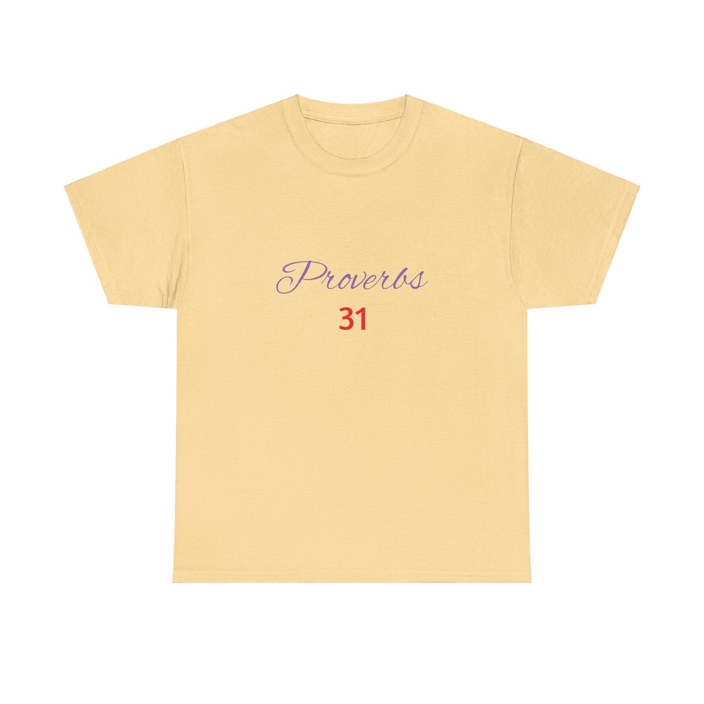 Proverbs 31, Unisex Heavy Cotton Tee