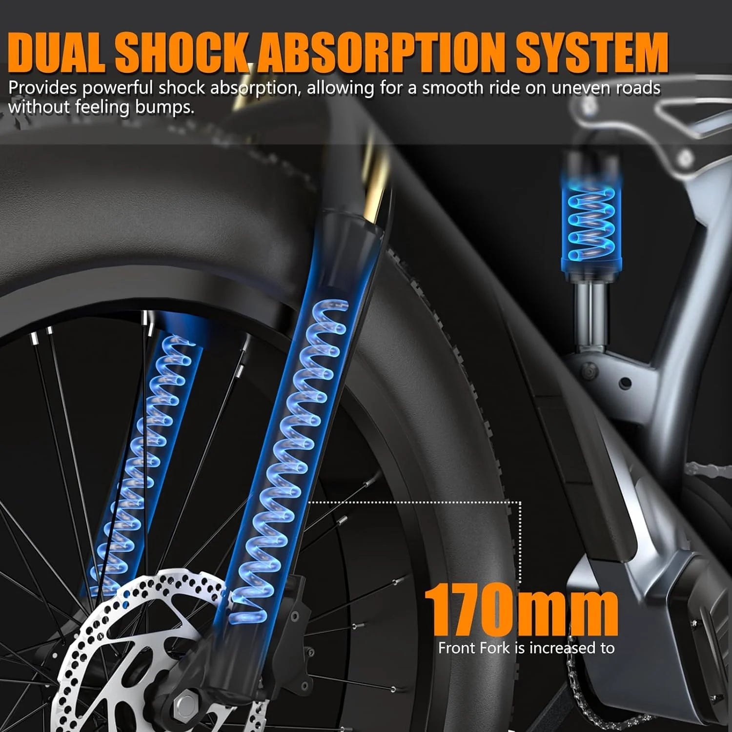 Electric Bike for Adults 1000W, 48V 20AH LG Cells Battery Adult Electric Bicycles, 26" Fat Tire Full Suspension Ebike, 30MPH Snow Mountain E Bike, off Road E-Bike 8 Spee
