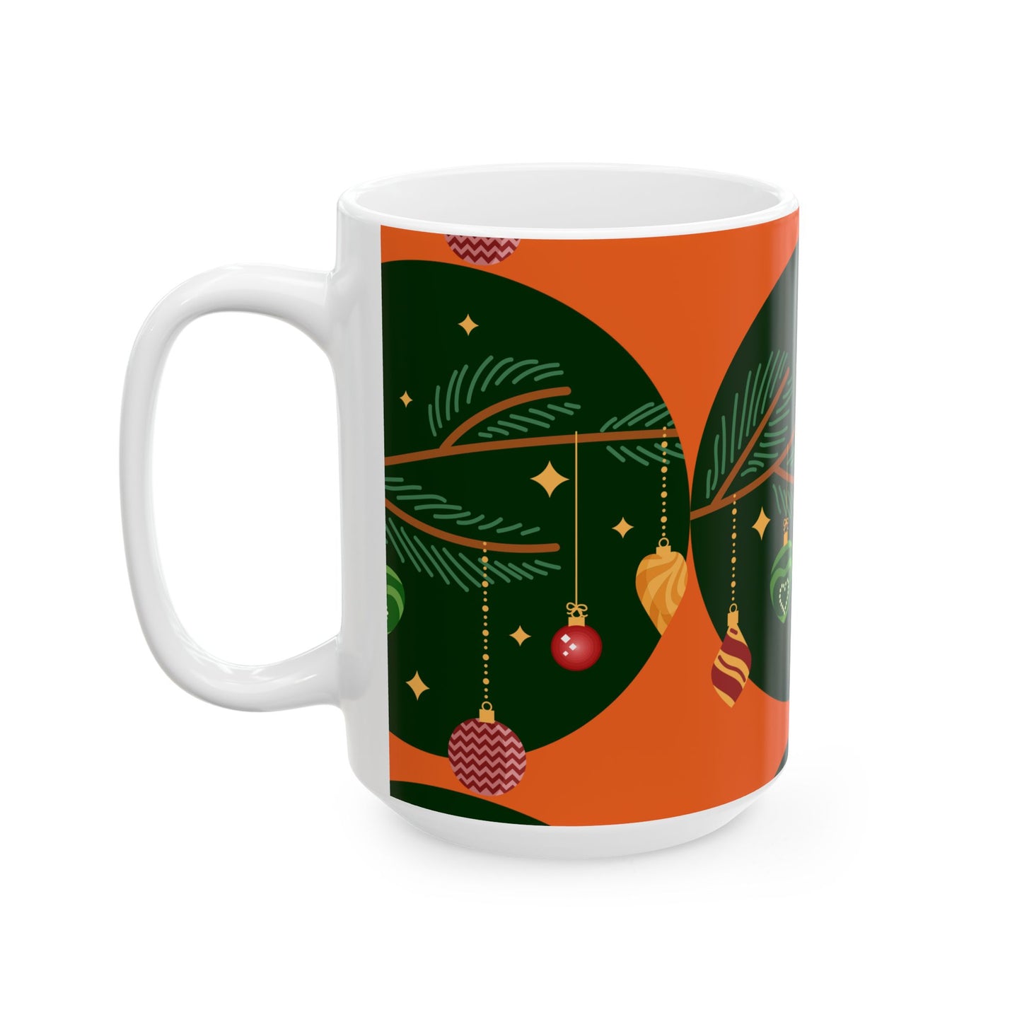 Xmas warmth, Ceramic Mug, (11oz, 15oz)